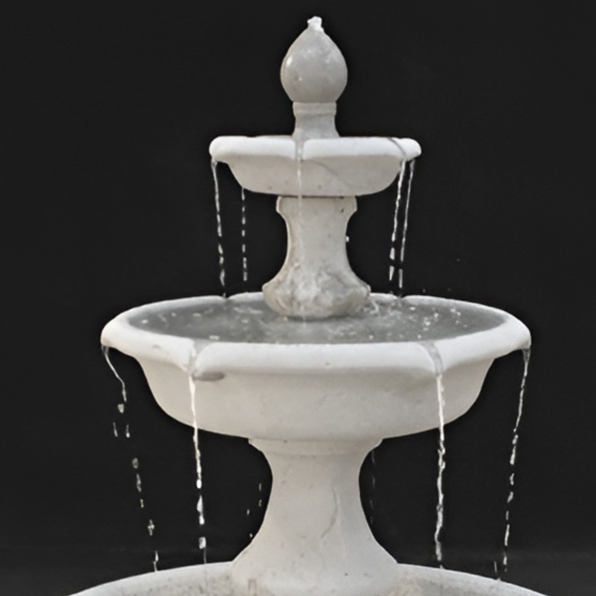 Verona 2-Tier Fountain w/46" Basin - Fiore #114F46