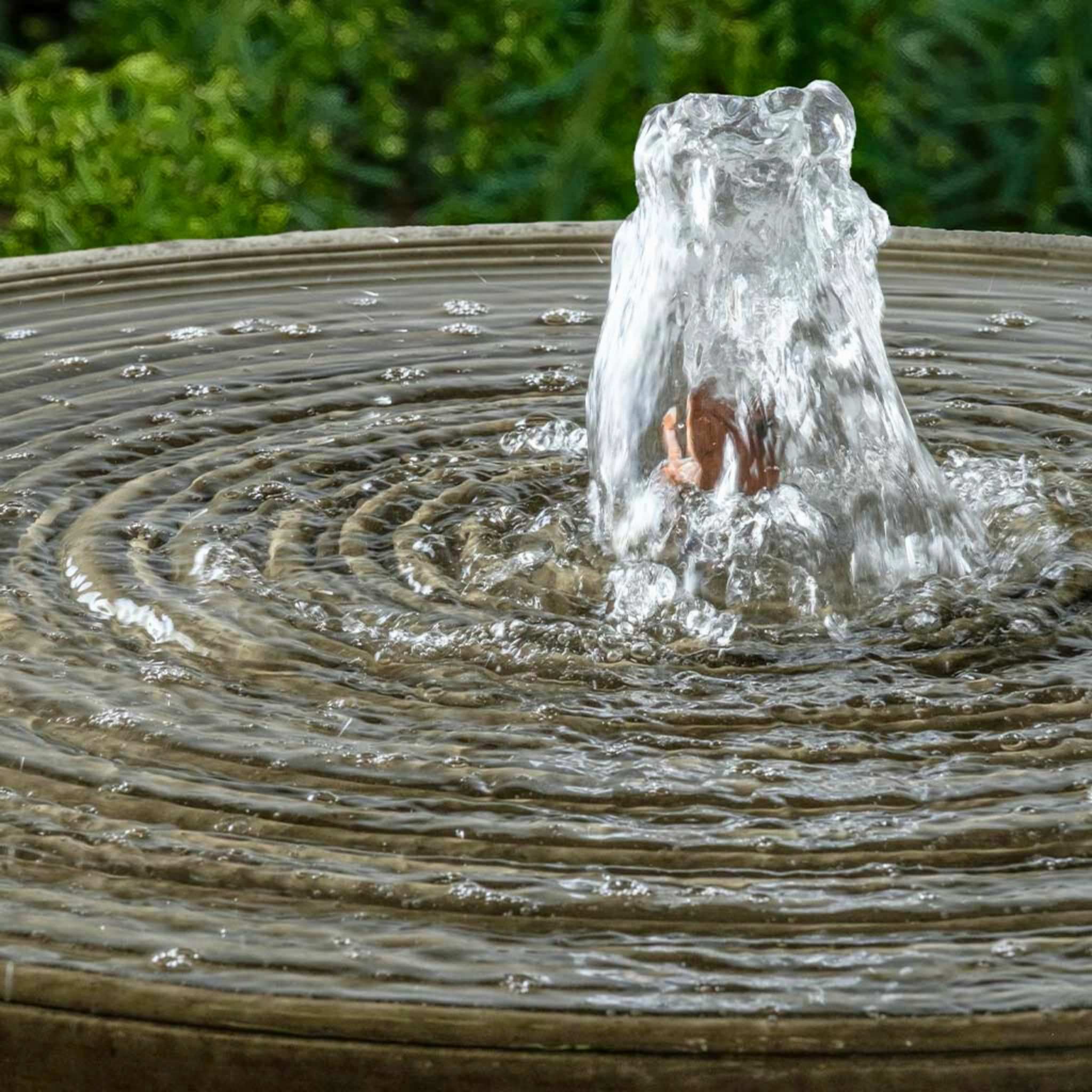 Onda Round Concrete Bowl Fountain - Campania #FT429