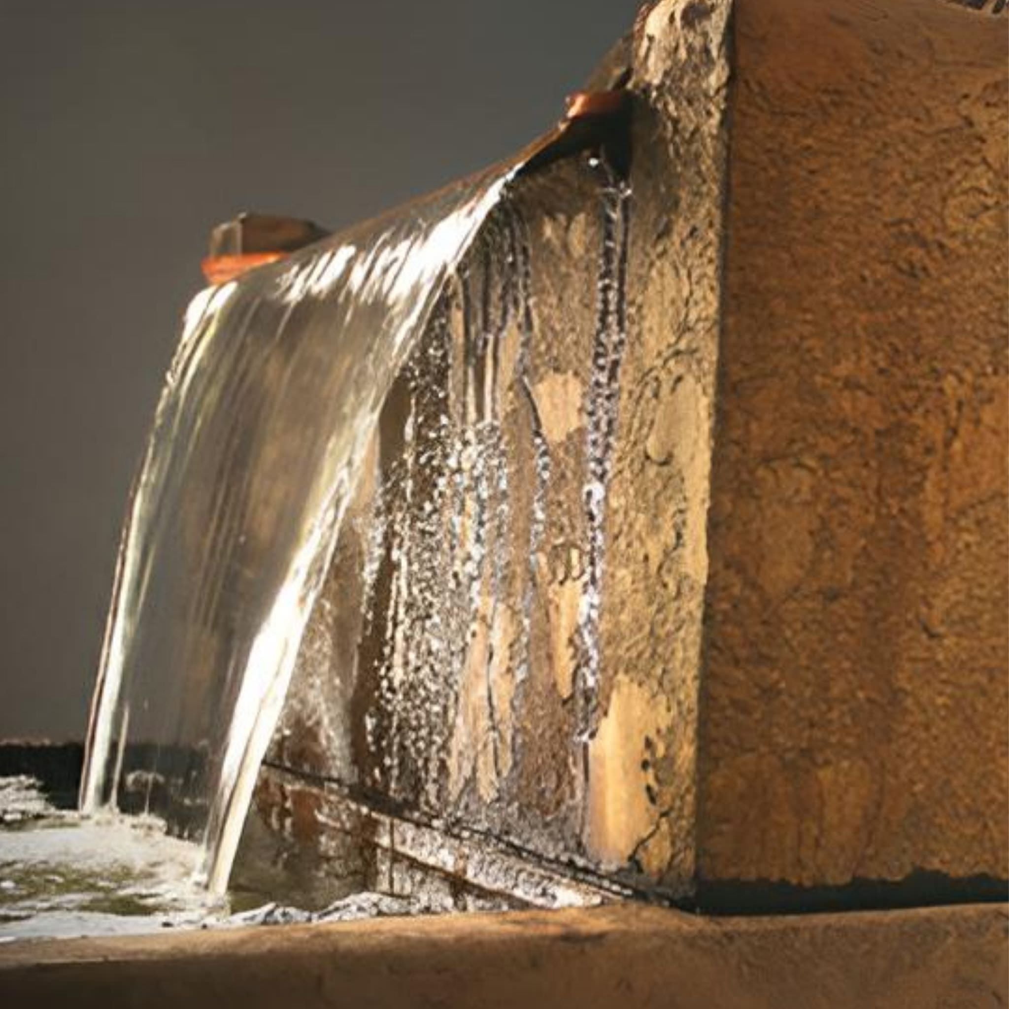 Uccelli Concrete Wall Fountain - Fiore - Thumbnail 2