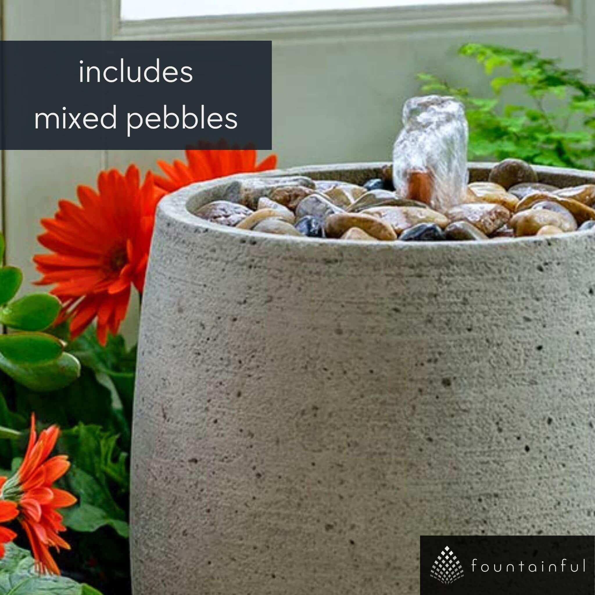 Bebel Pebble Concrete Fountain - Thumbnail 3