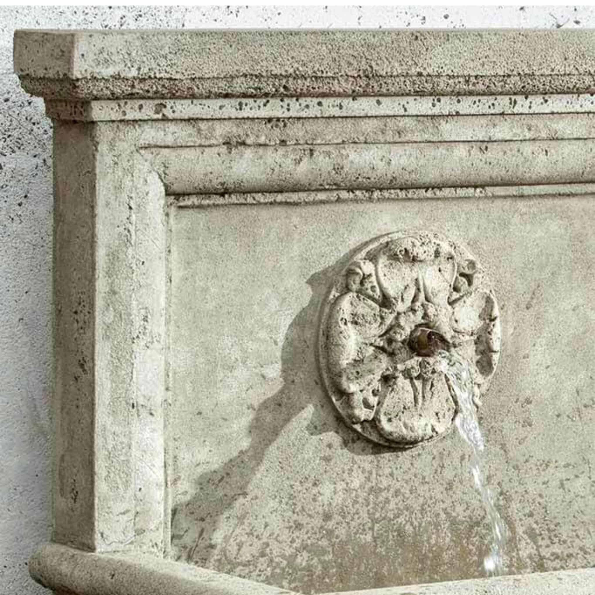 St. Aubin Concrete Wall Fountain - Campania #FT218