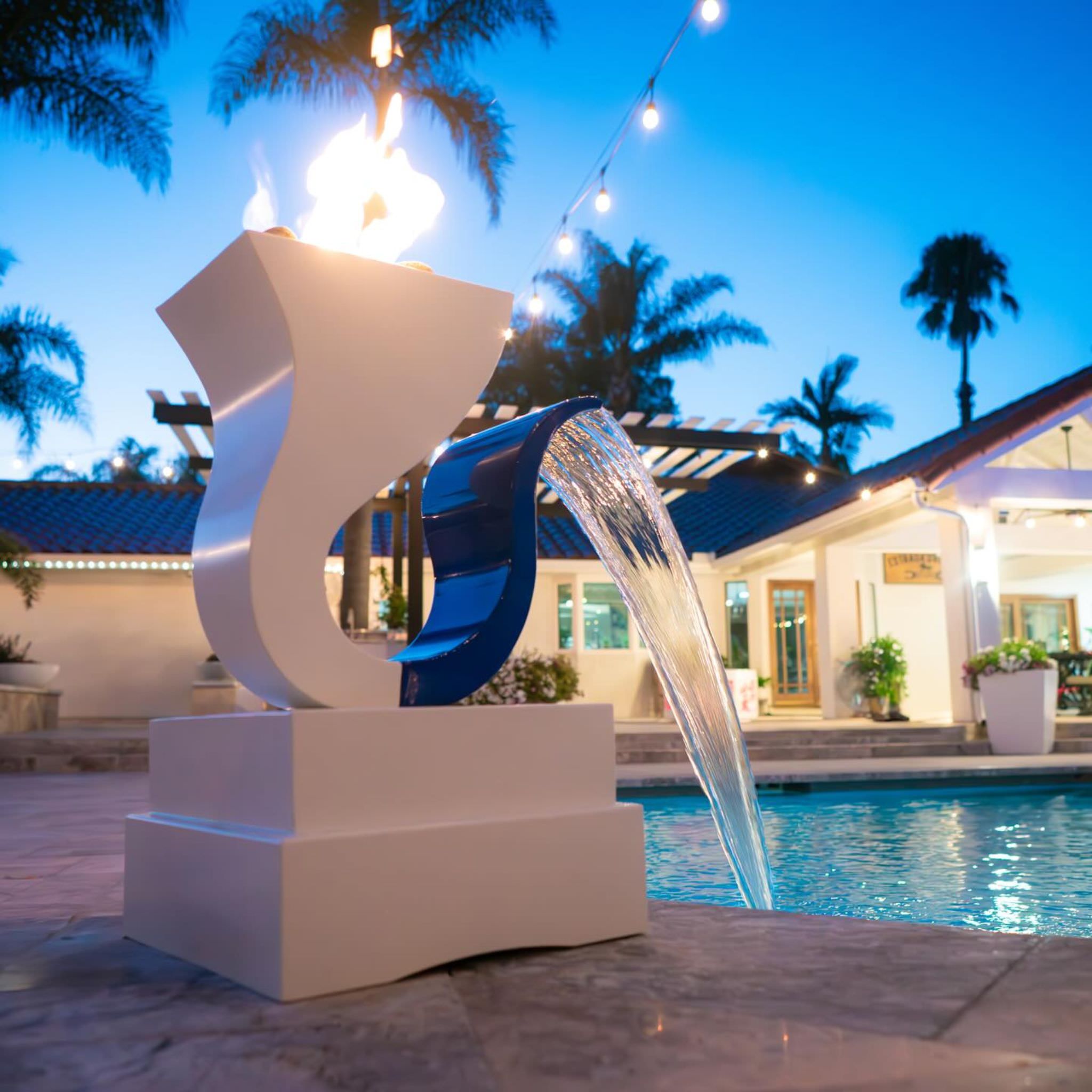 Designer Series #14 Fire & Water Feature - The Outdoor Plus