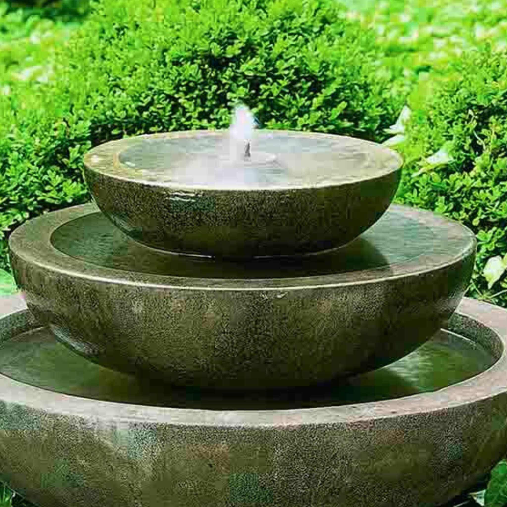 Platia 3-Tier Concrete Fountain - Thumbnail 3