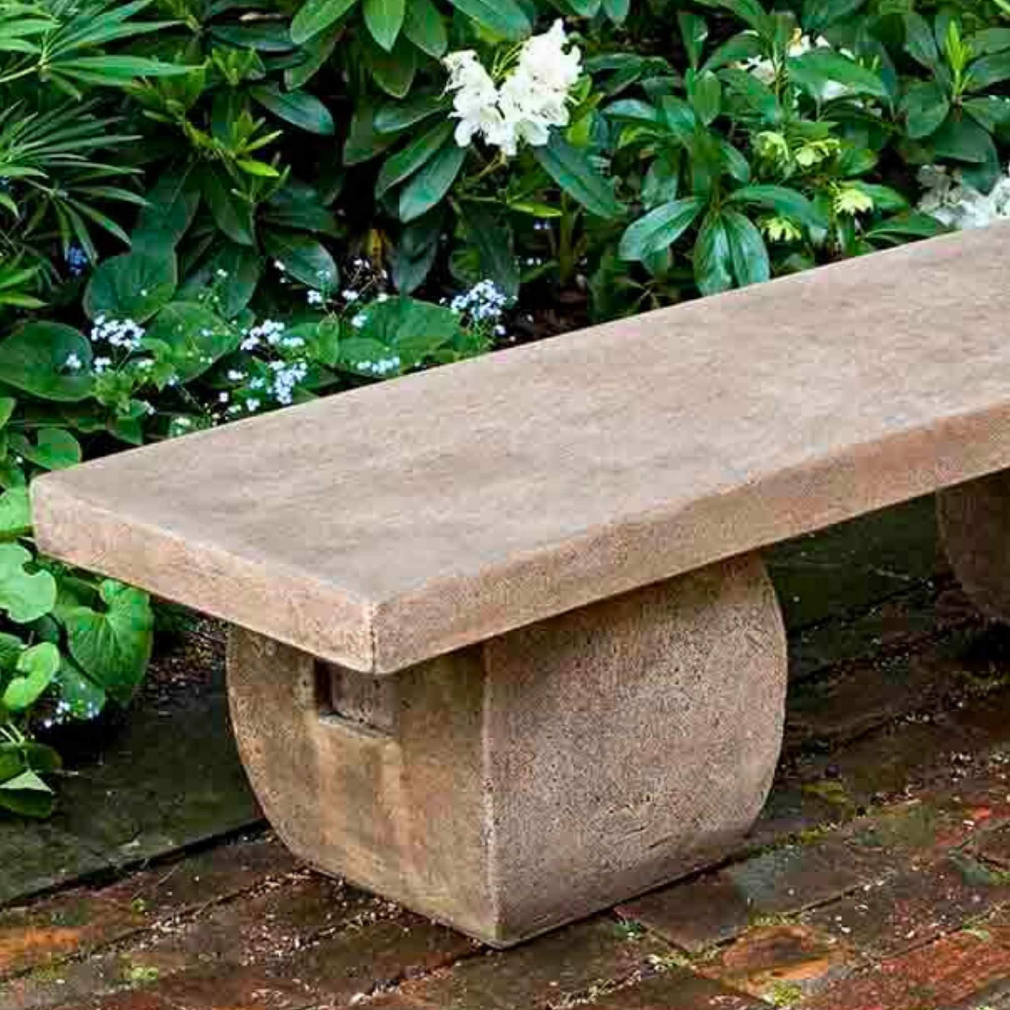 Ryokan Concrete Garden Bench - Campania #BE100