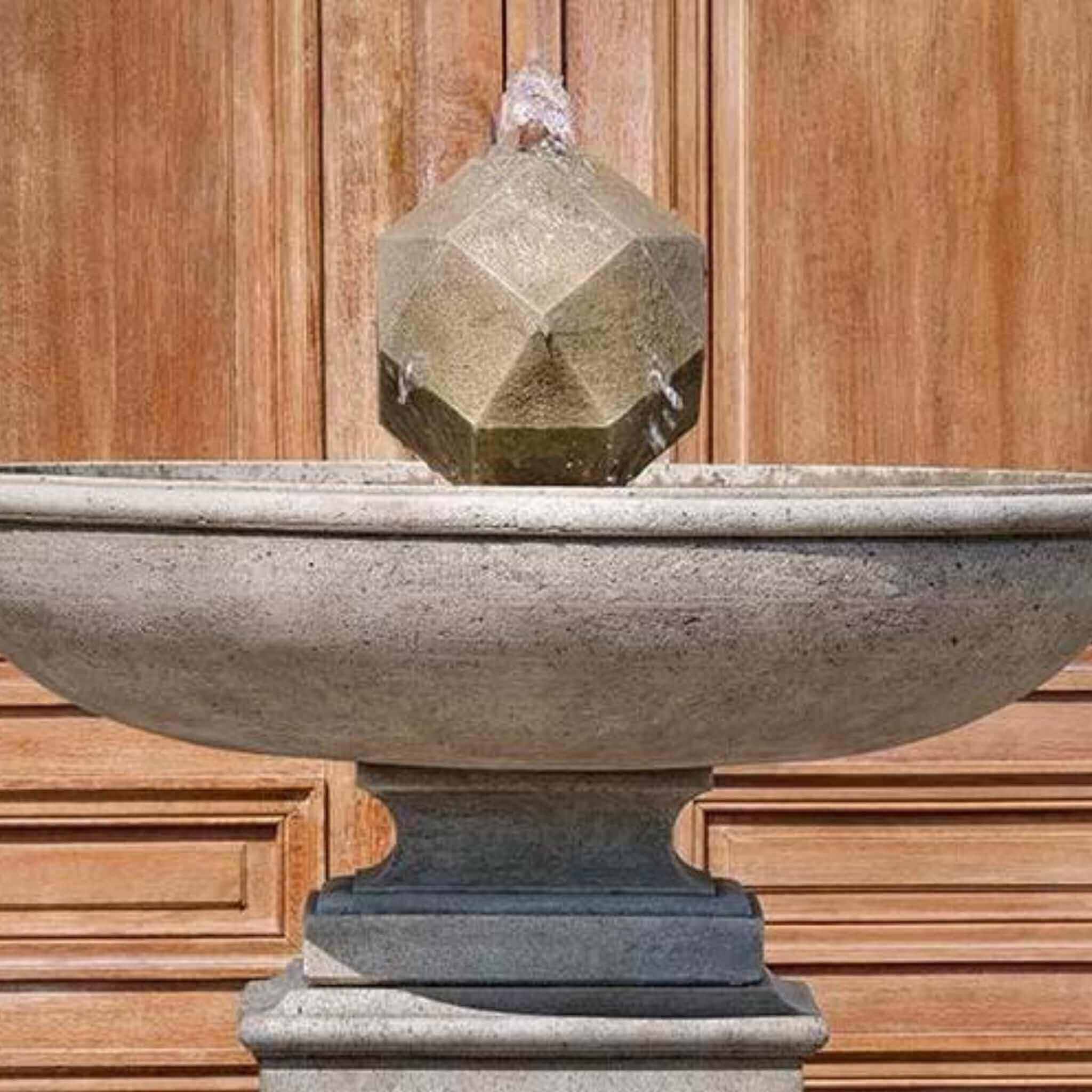 Polyhedron Concrete Fountain - Campania #FT420