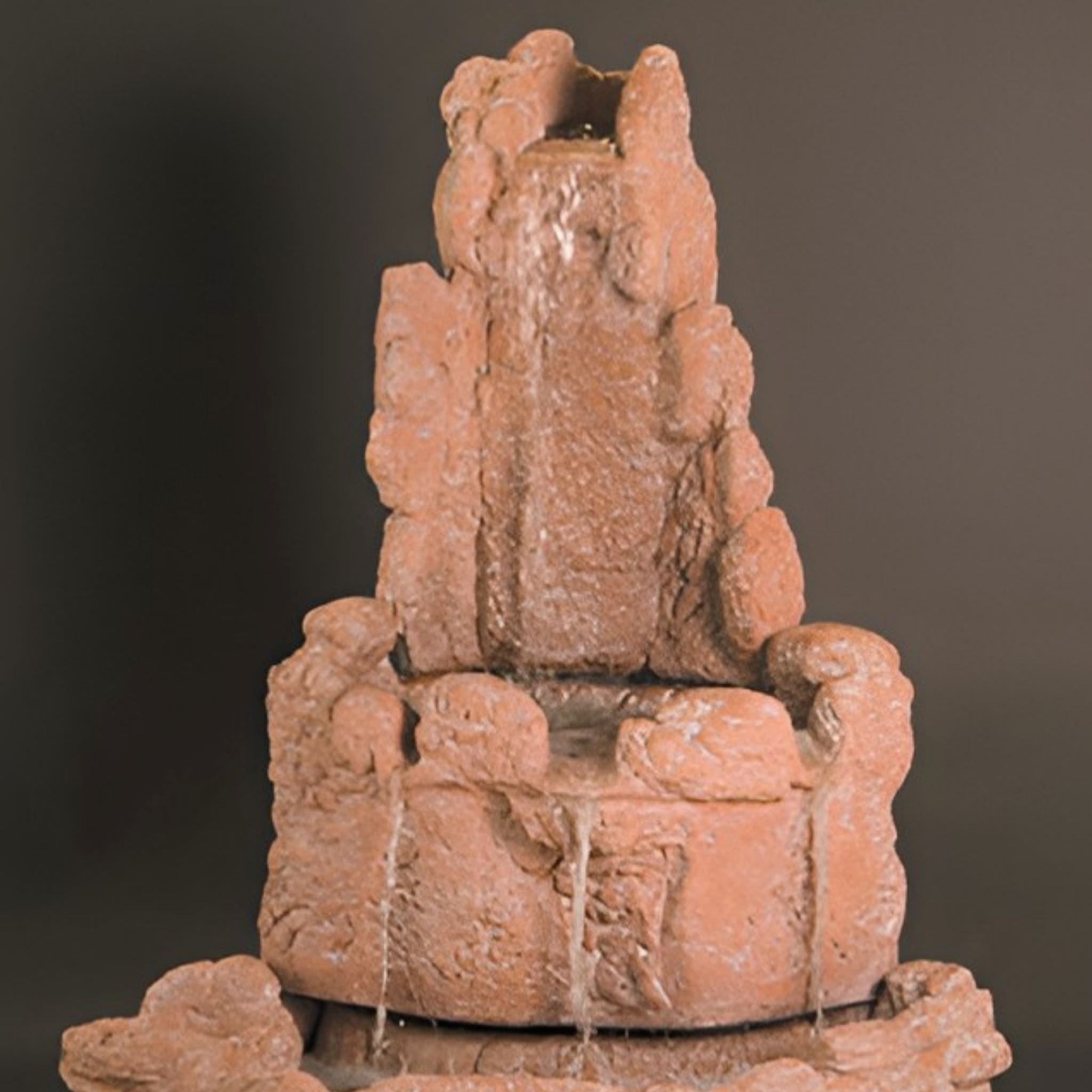 Medium Corner Rock Wall Fountain - Fiore #2041FM