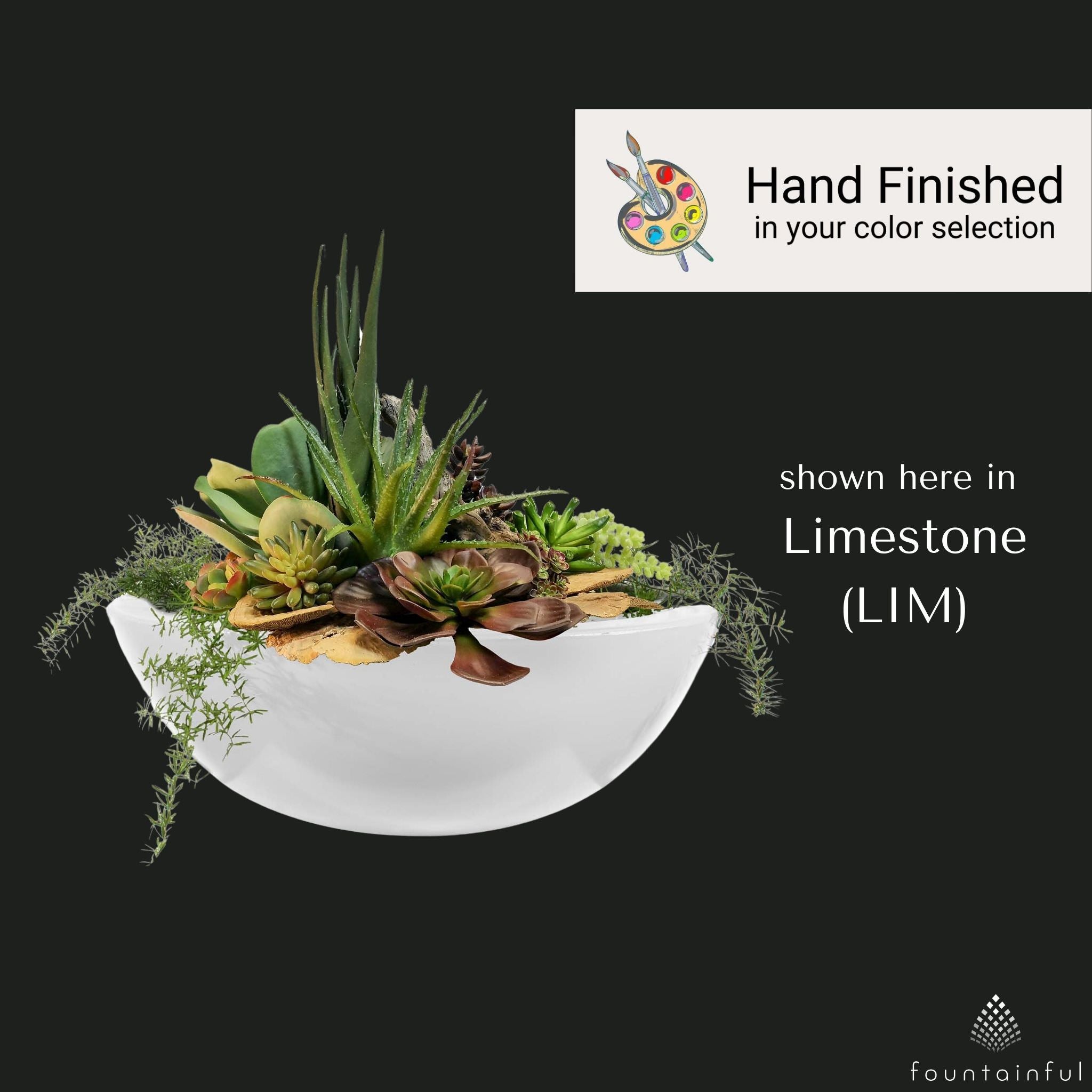 Sedona 2.0 Concrete Planter Bowl - Thumbnail 2