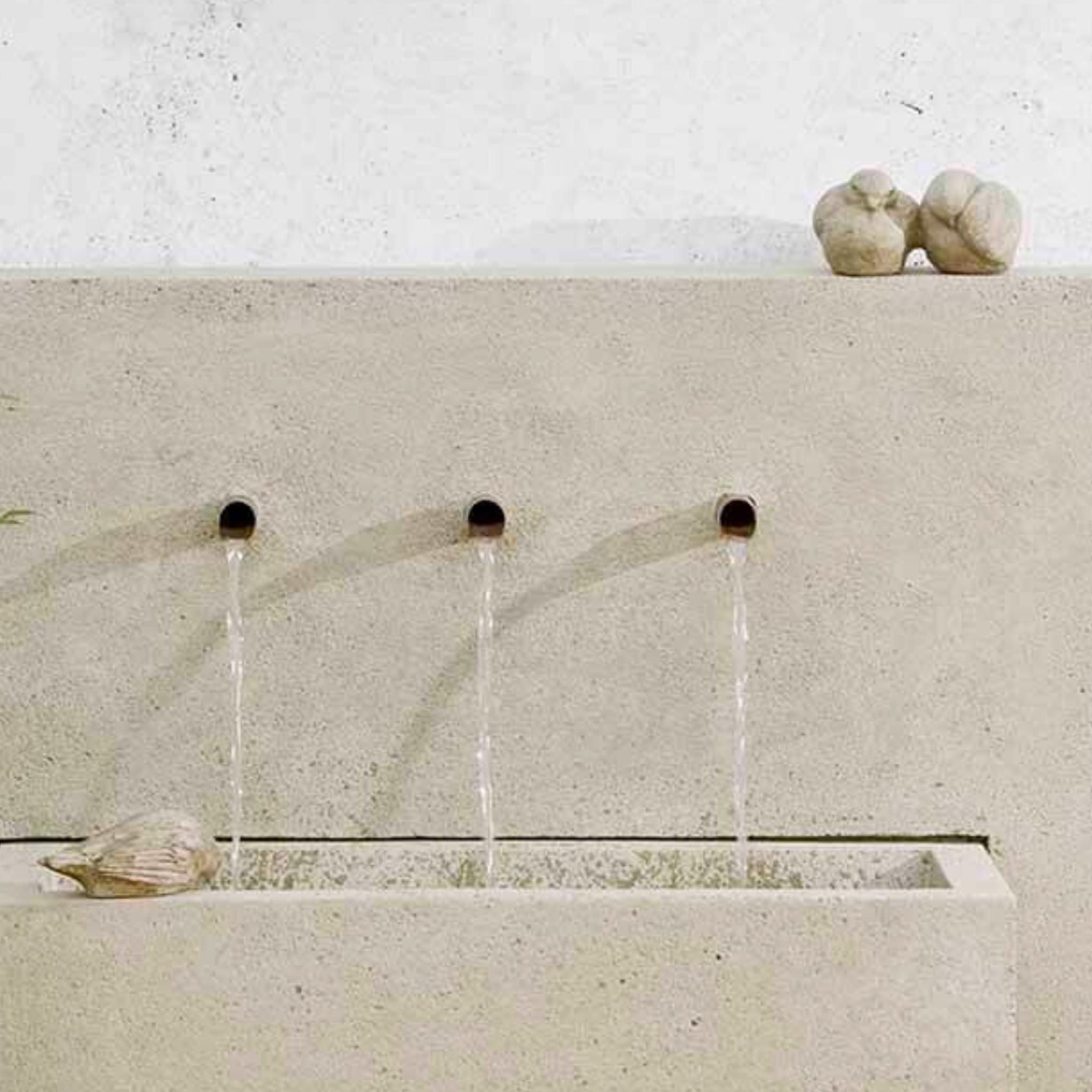 X3 Concrete Wall Fountain - Campania #FT125