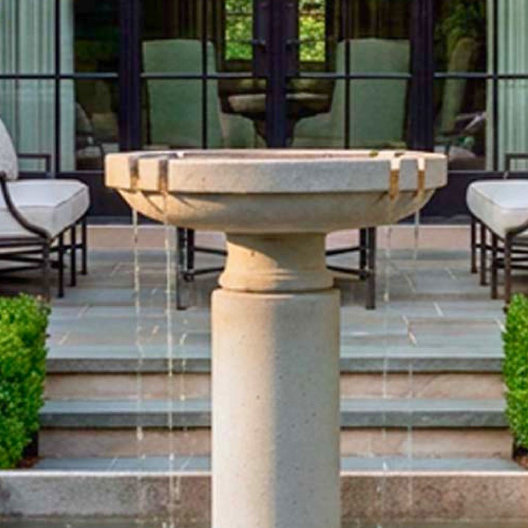 Ciro 8-Spillway Concrete Fountain - Campania #FT476