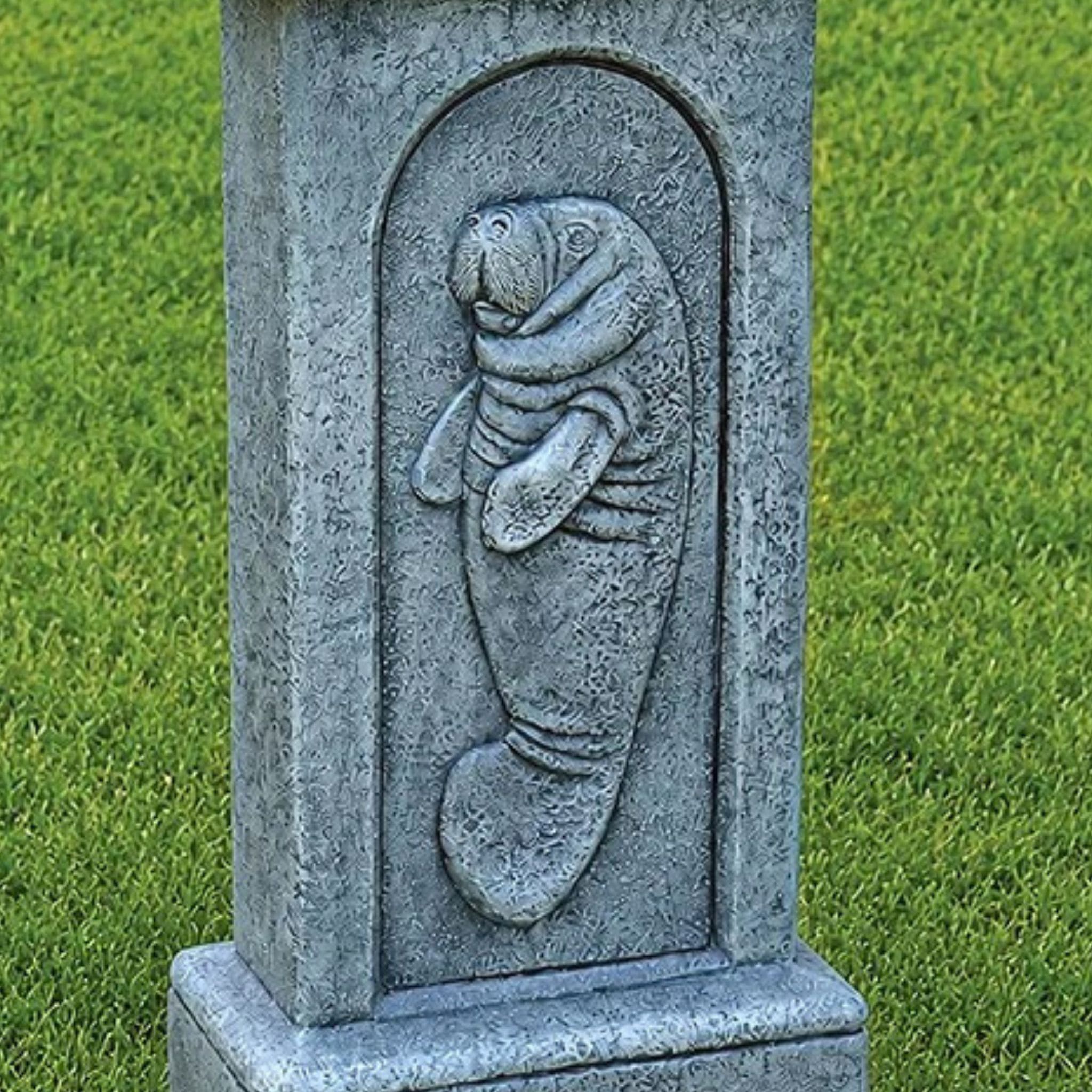 Manatee Concrete Mailbox - Massarellis #4693