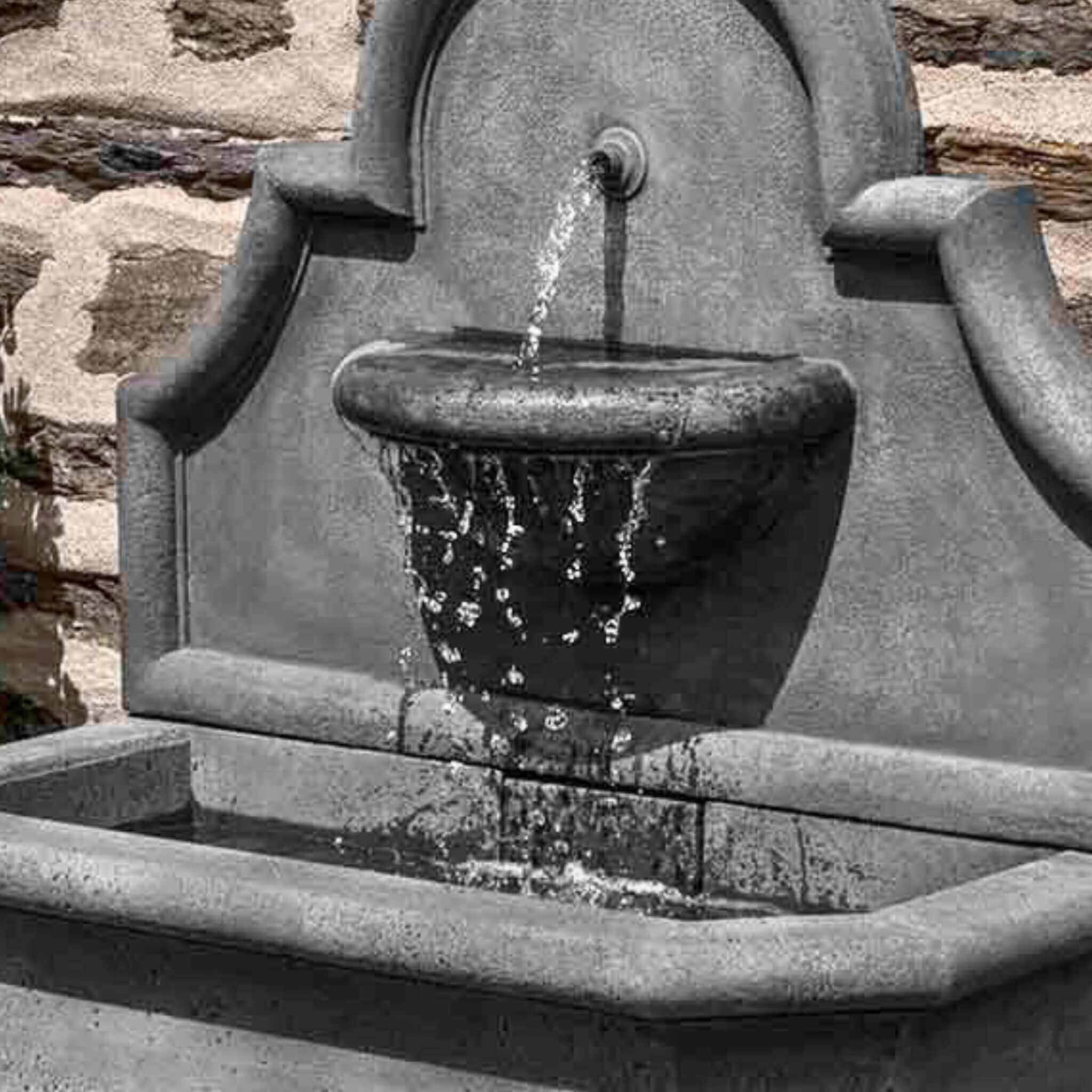 Segovia Concrete Wall Fountain - Campania #FT301