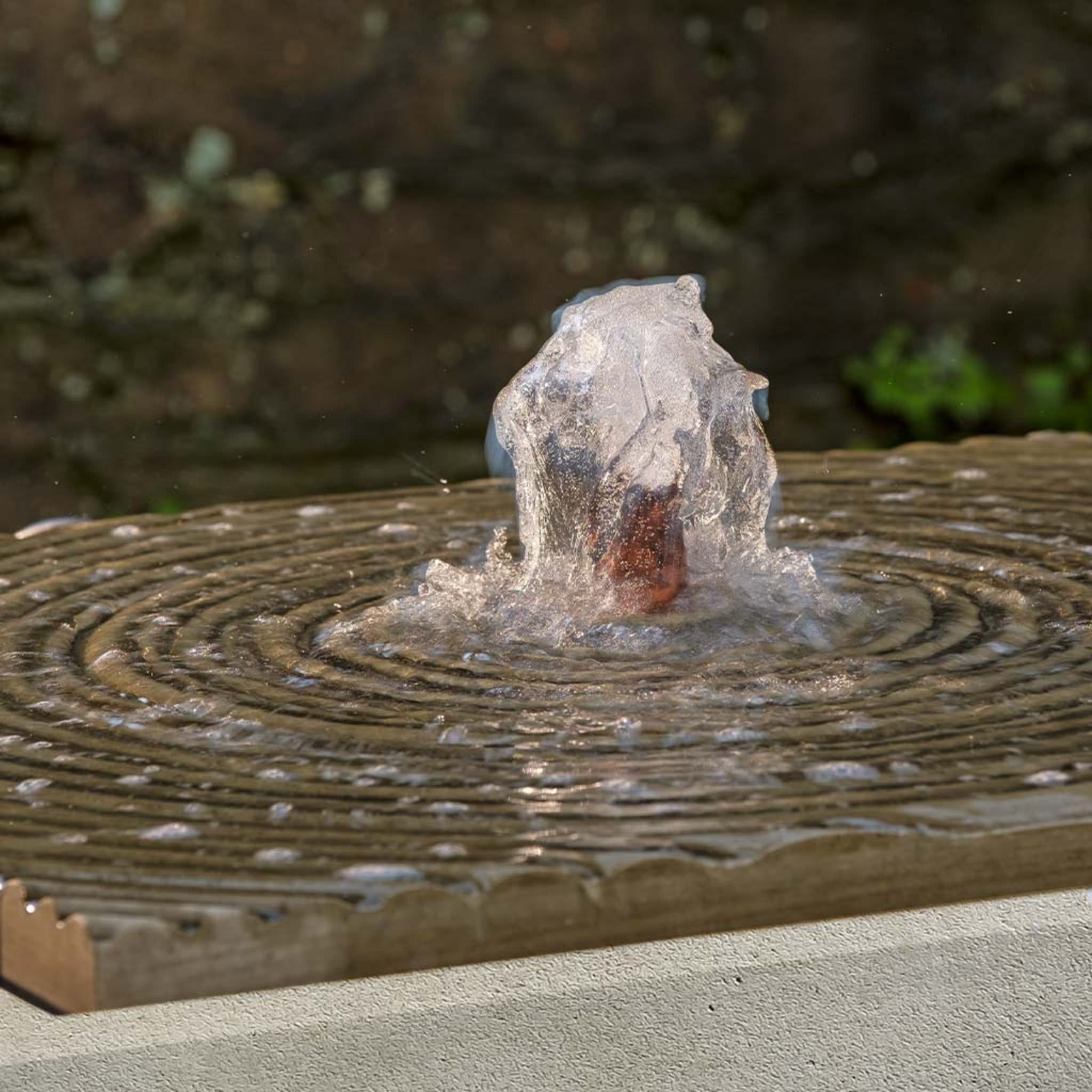 Onda Square Concrete Fountain - Campania #FT432