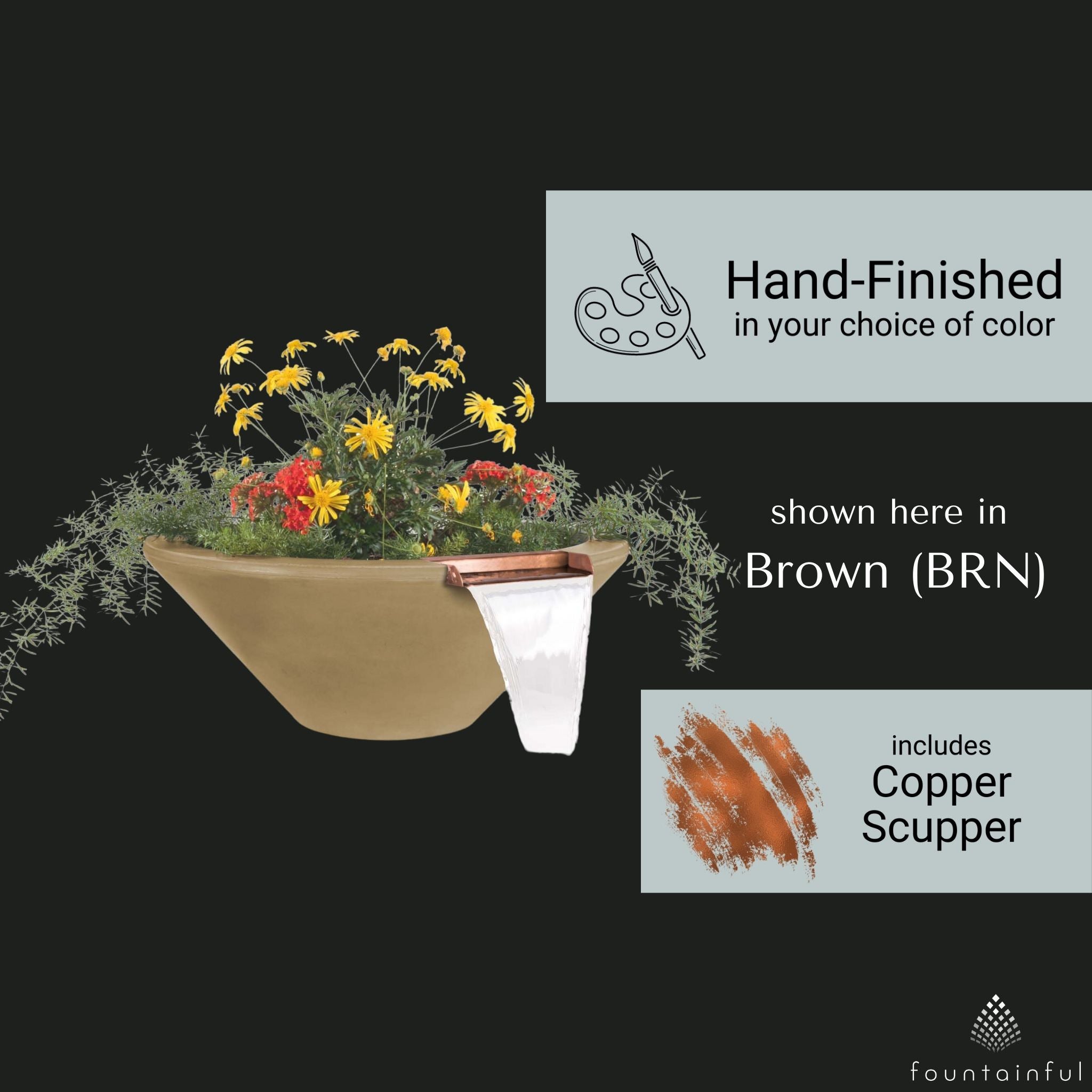 Sedona Planter & Water Bowl - Thumbnail 5