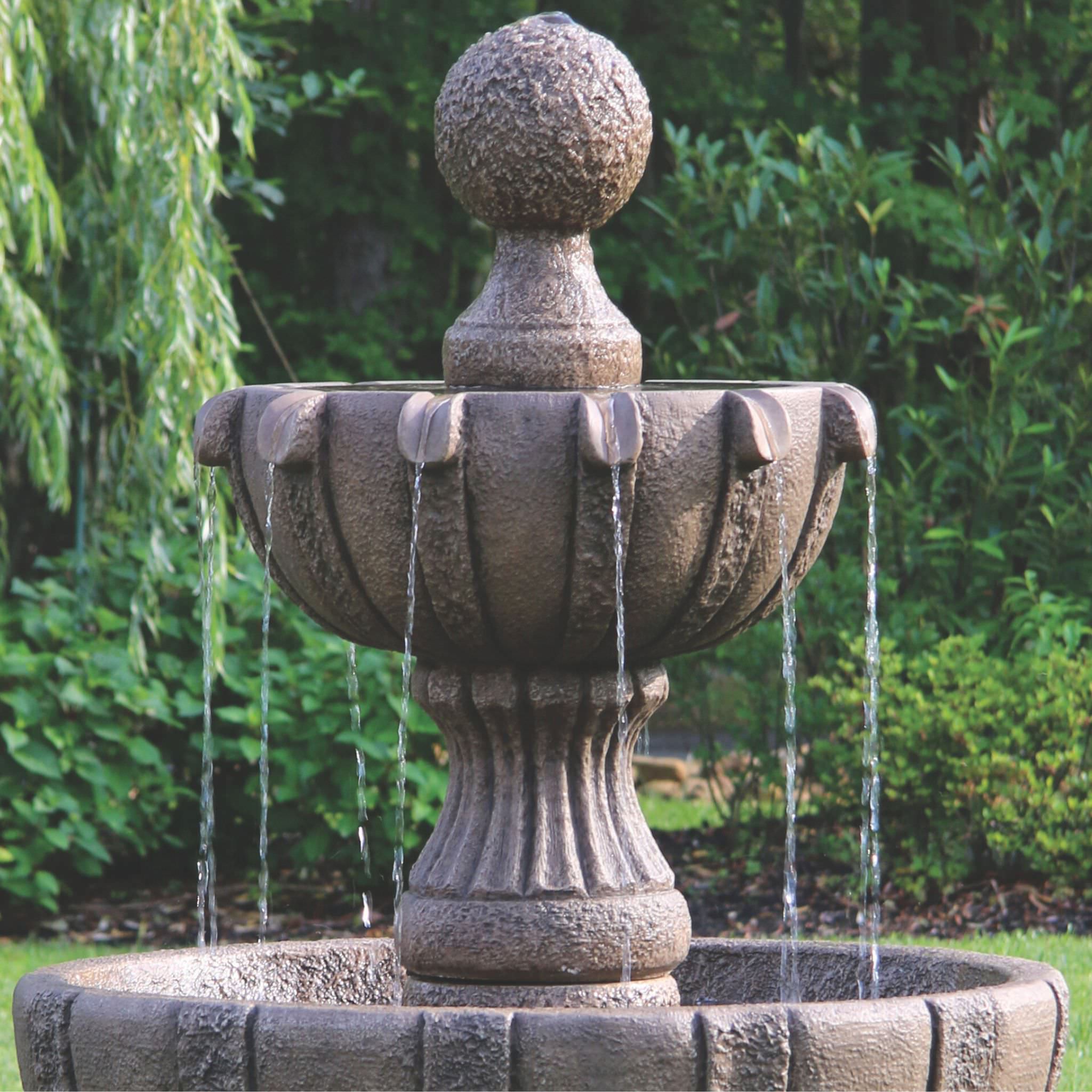 Torino 2-Tier Concrete Fountain