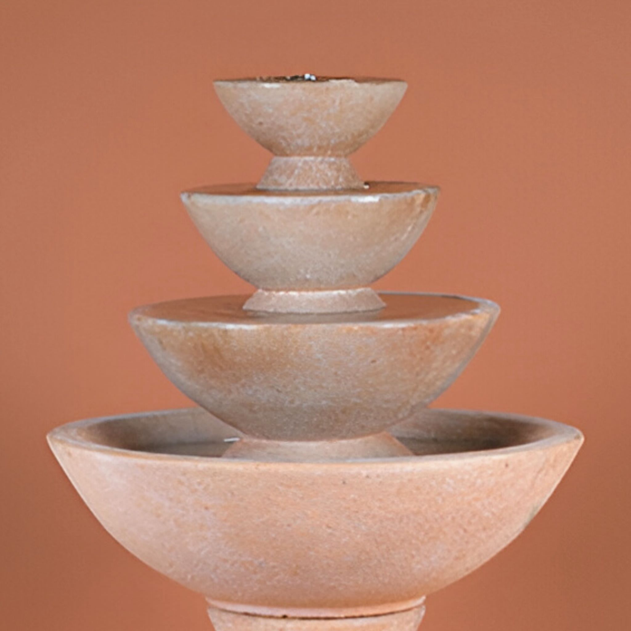 4-Tier Concrete Bowl Fountain - Fiore #CB-4T