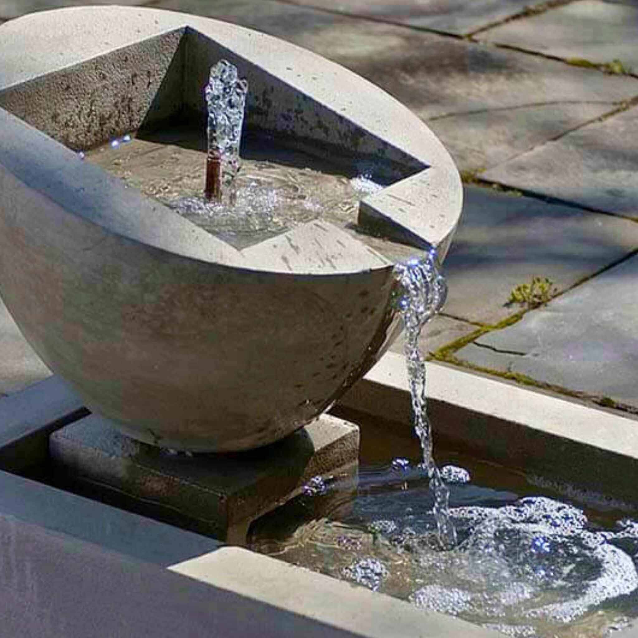 The Genesis II Concrete Fountain - Campania