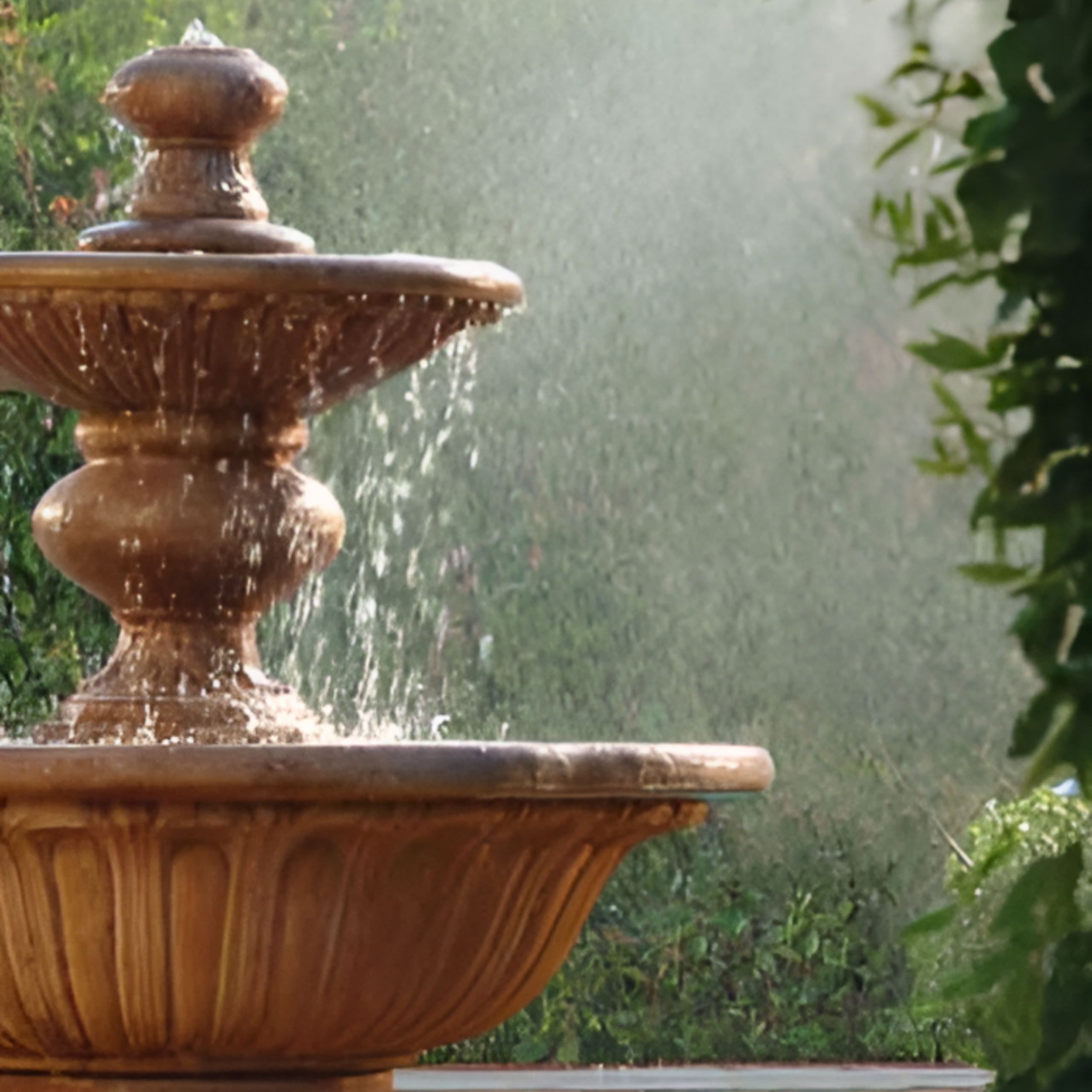 Formal 2-Tier Garden Fountain - Fiore #2072