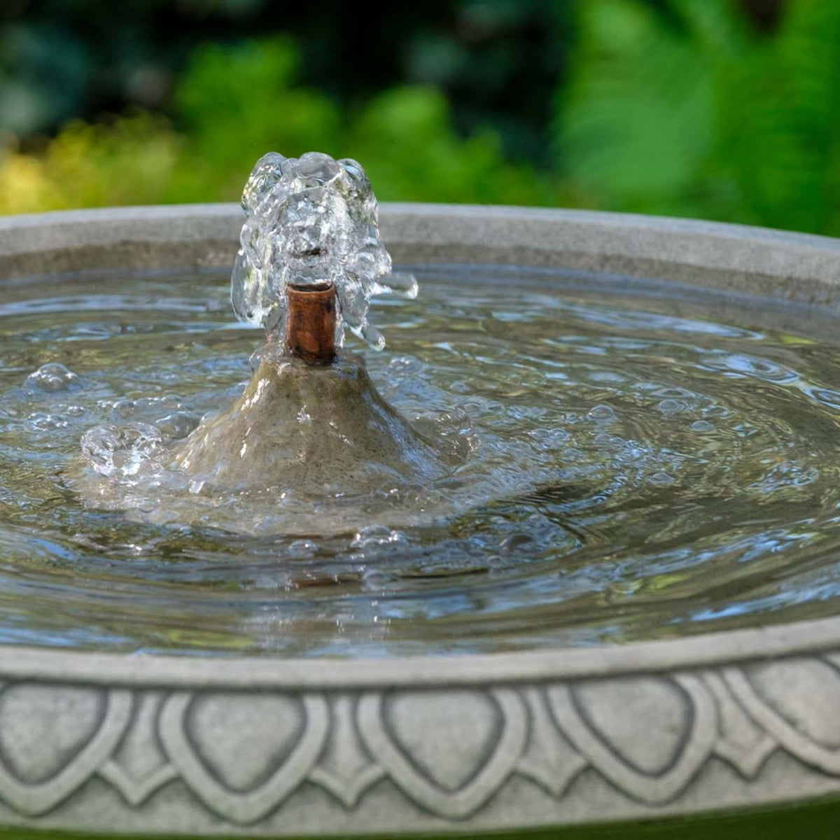 Soane Concrete Bubbler Fountain - Campania #FT417