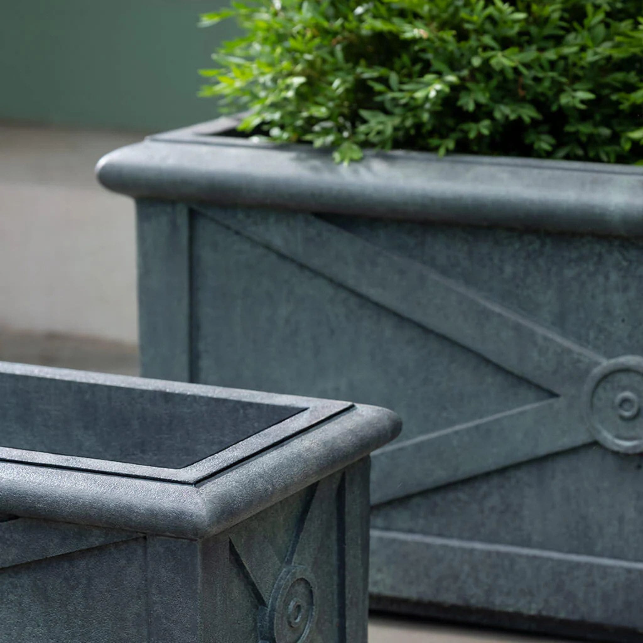 Directoire Concrete Window Box Planters - Campania