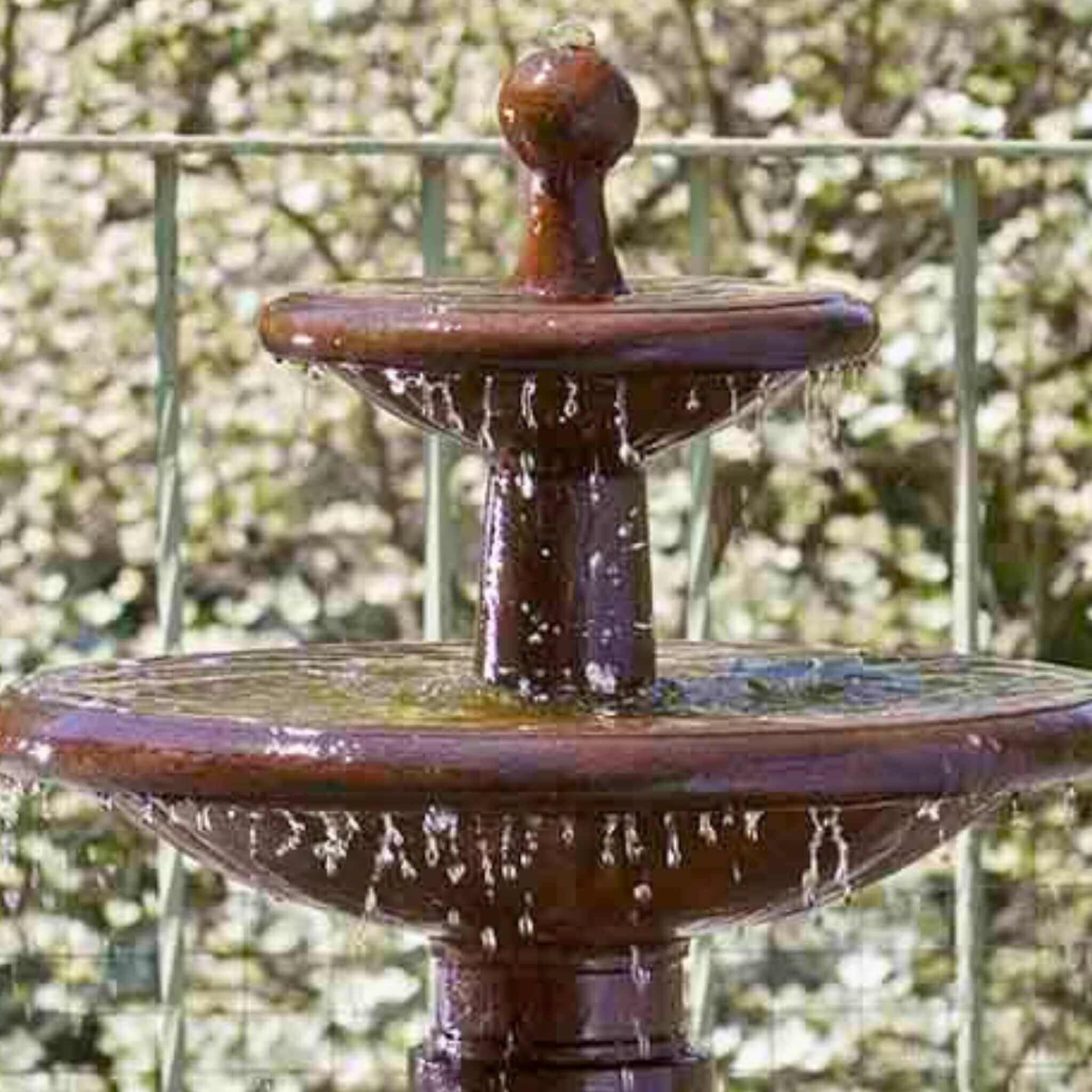 Esplanade 2-Tier Concrete Fountain - Campania #FT78