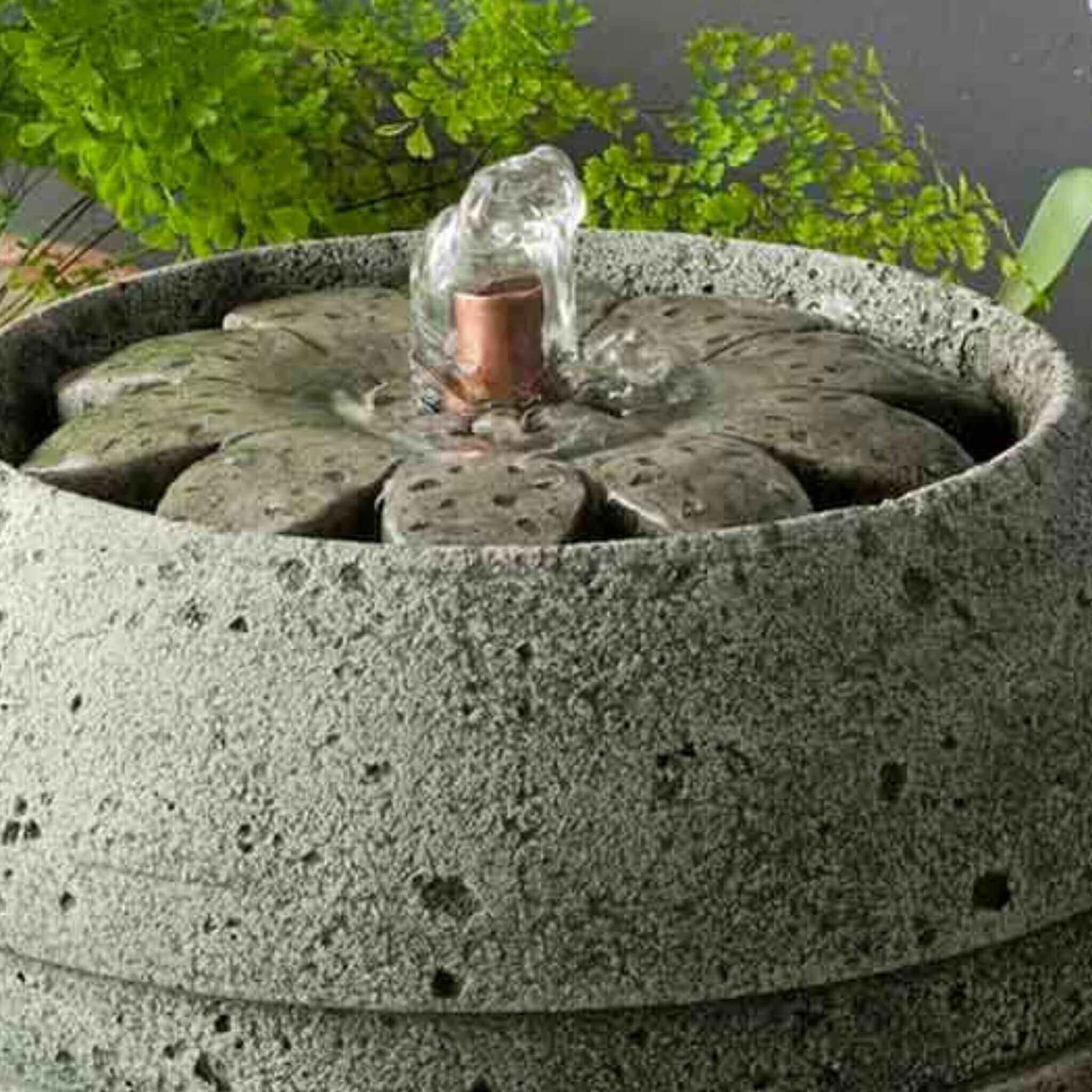 The Rosette M-Series Concrete Fountain - Campania #FT164