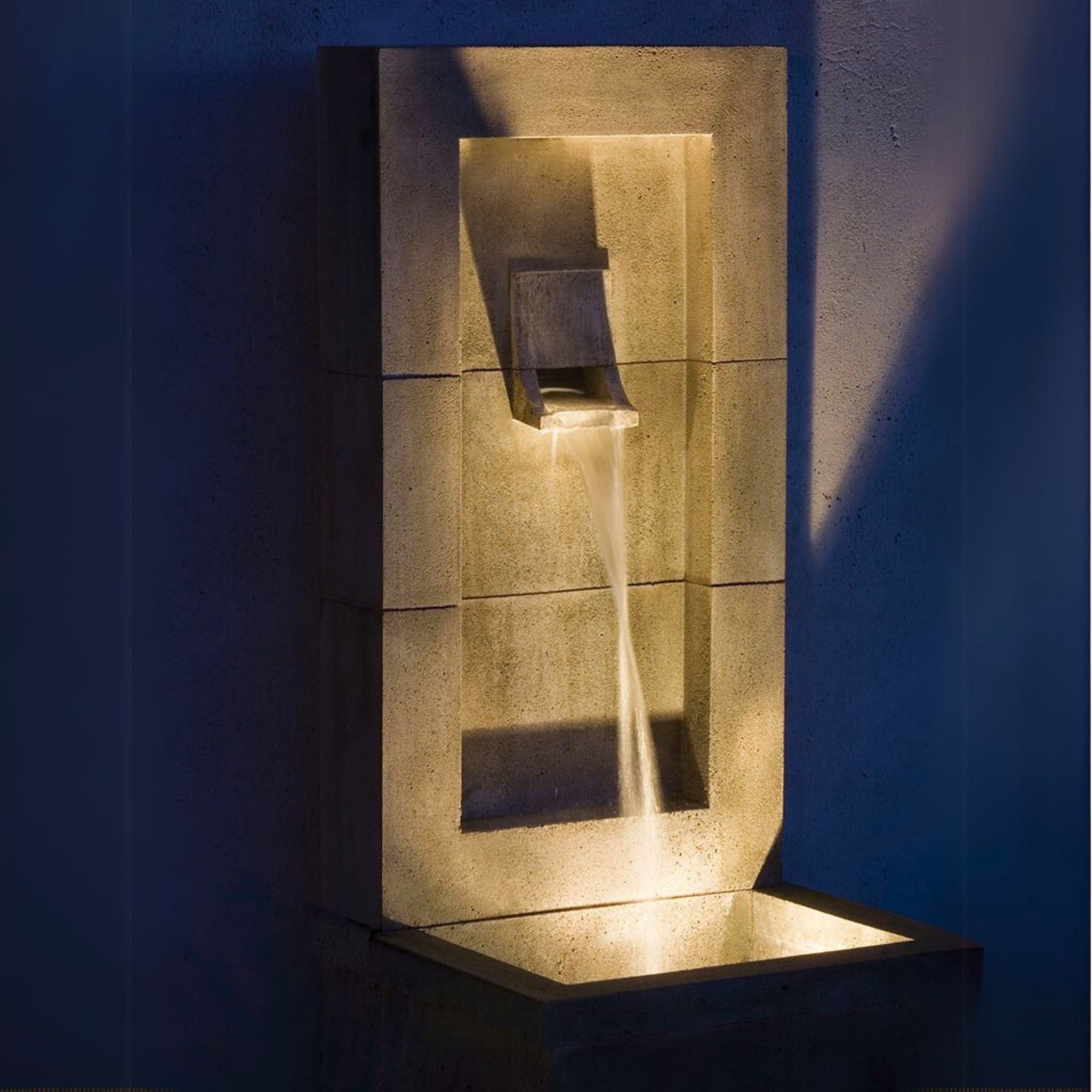 Moderne Concrete Wall Fountain - Campania #FT118