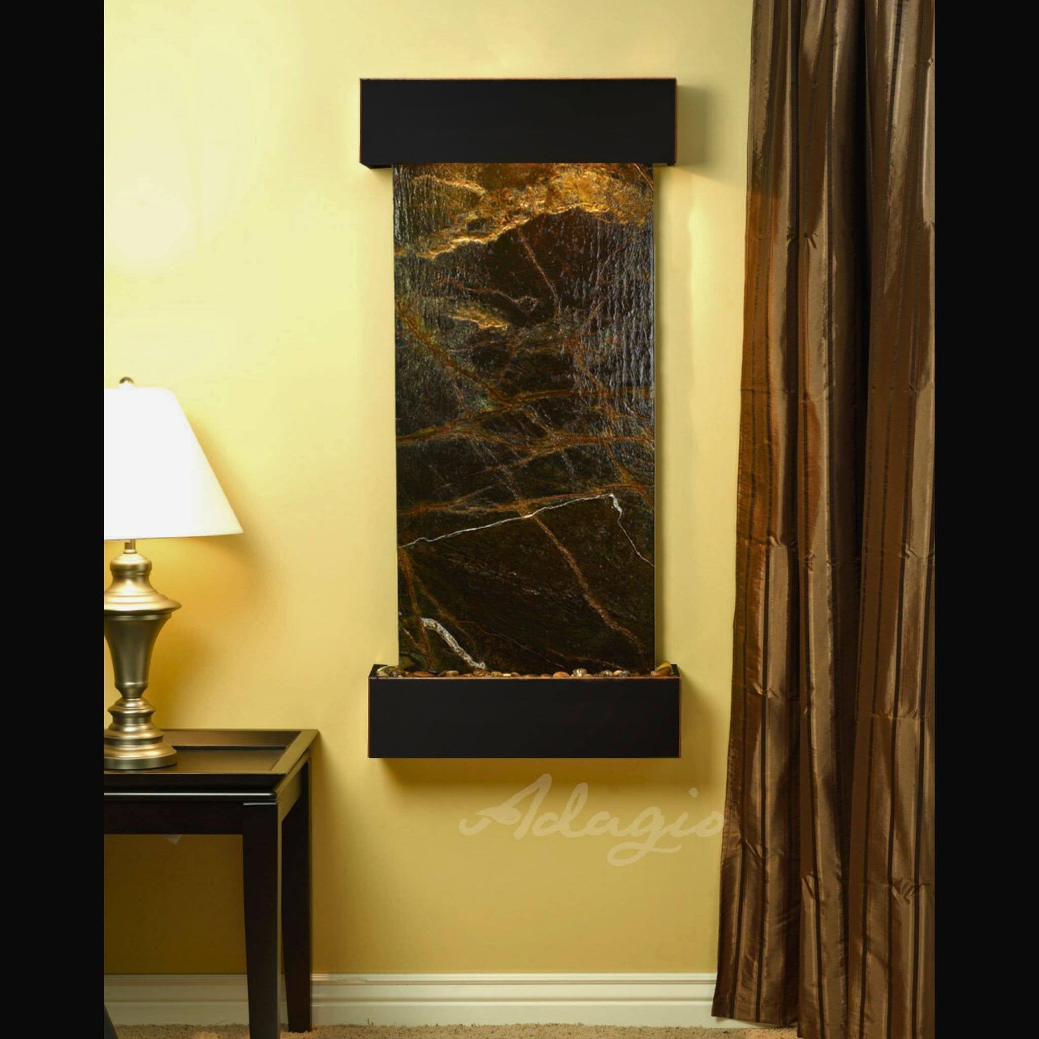 Cascade Springs Mounted Water Wall Fountain