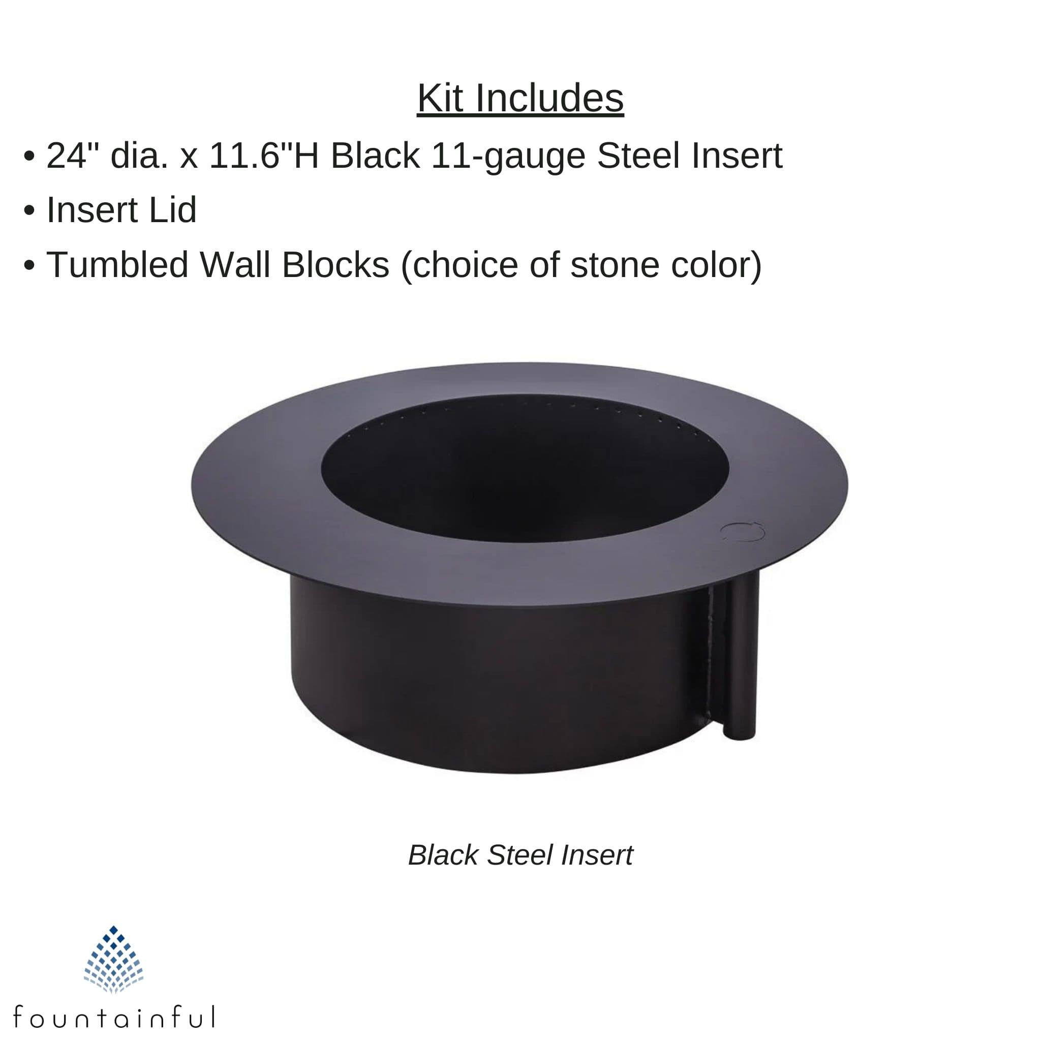 DIY Smokeless Round Fire Pit Kit