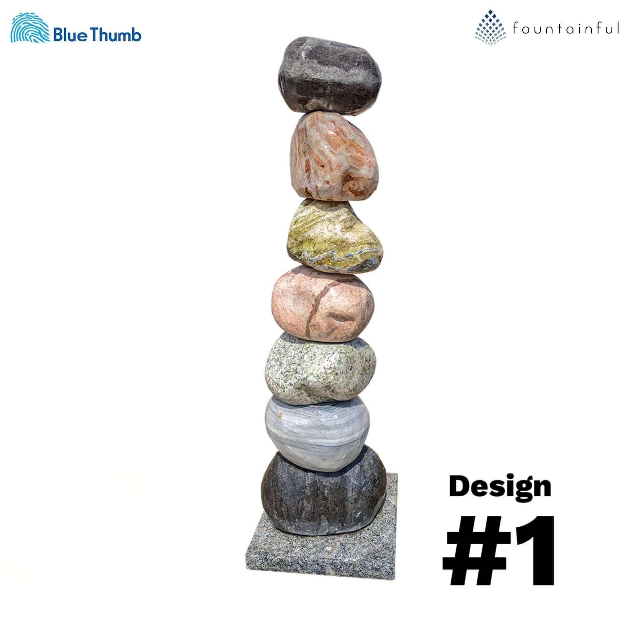 Stacked Pebble Fountain Complete Kit - Thumbnail 3