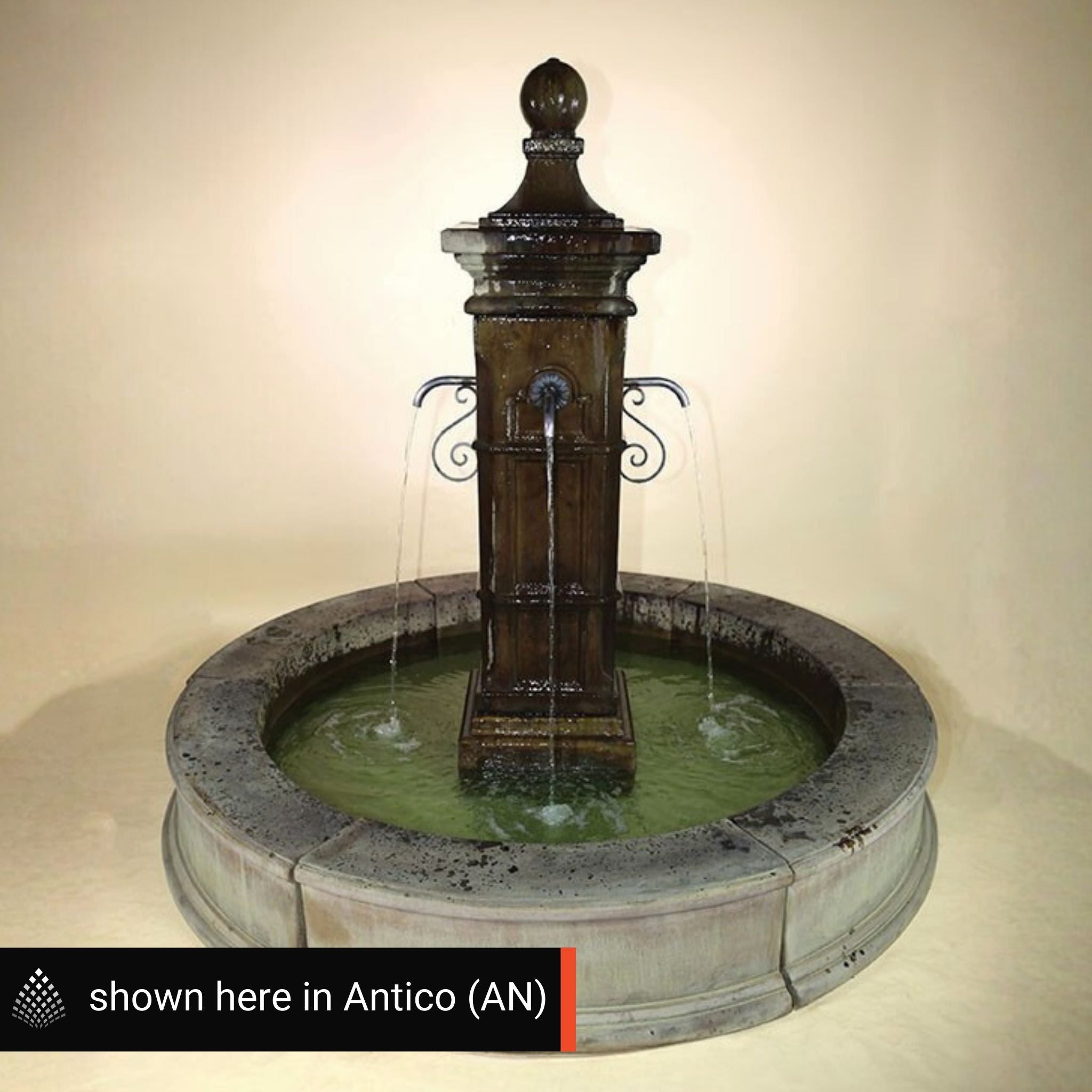 Aquitaine Concrete Pond Fountain - Giannini