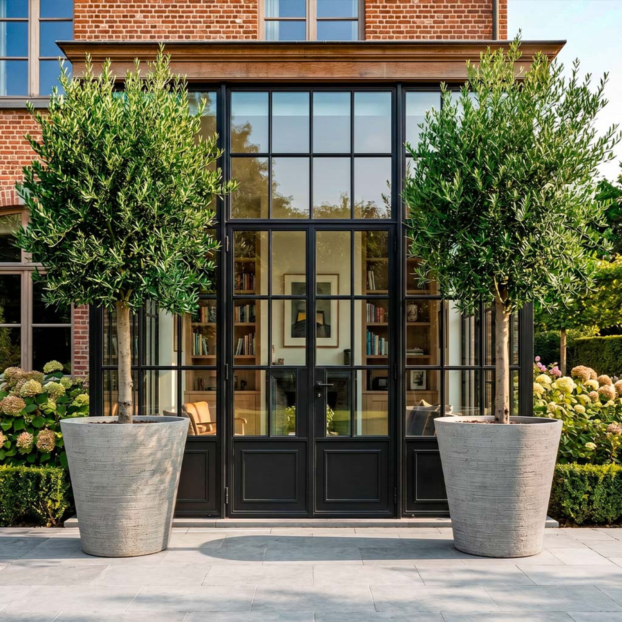 Verve Modern Concrete Planters - Campania