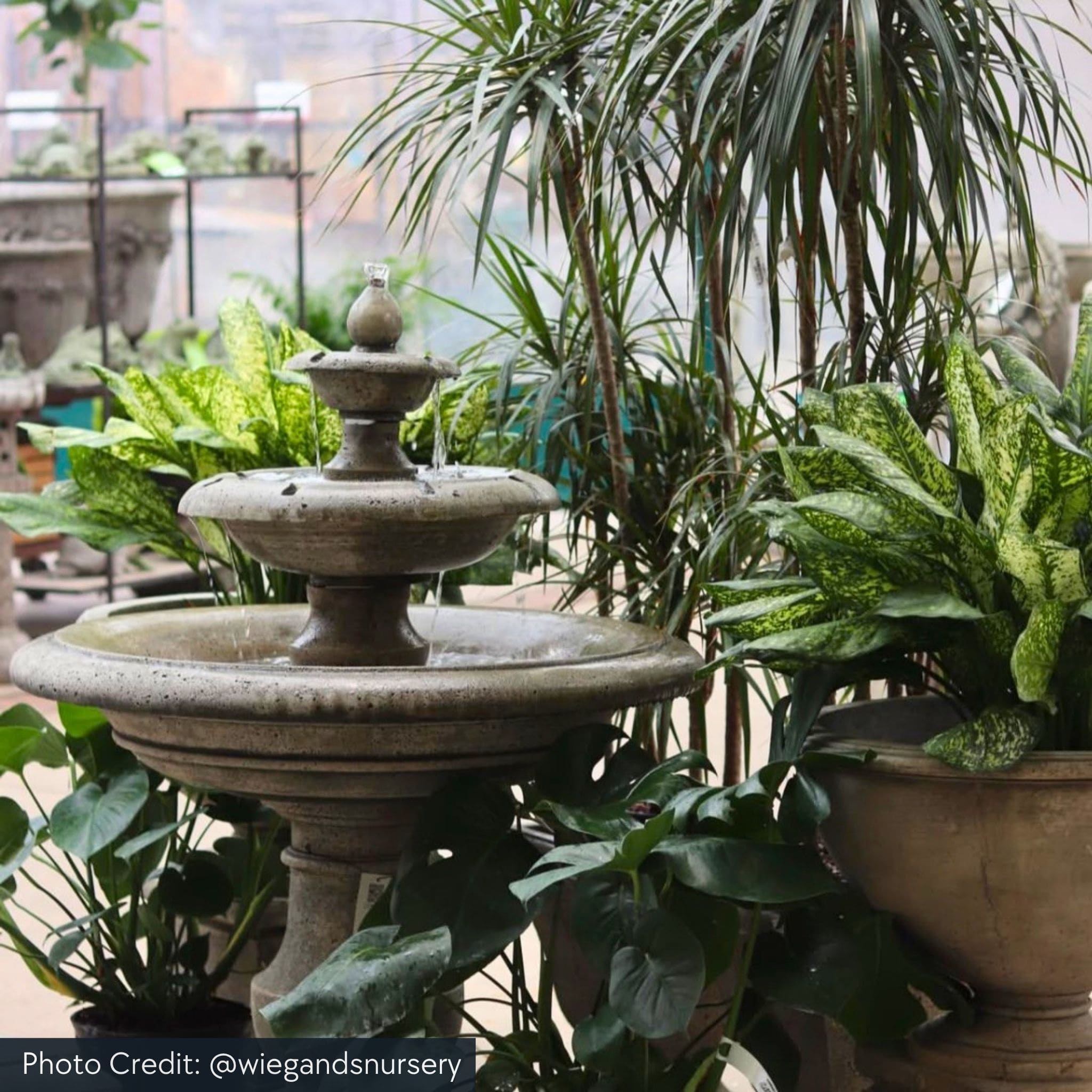 Alessia 3-Tier Concrete Fountain - Campania #FT442