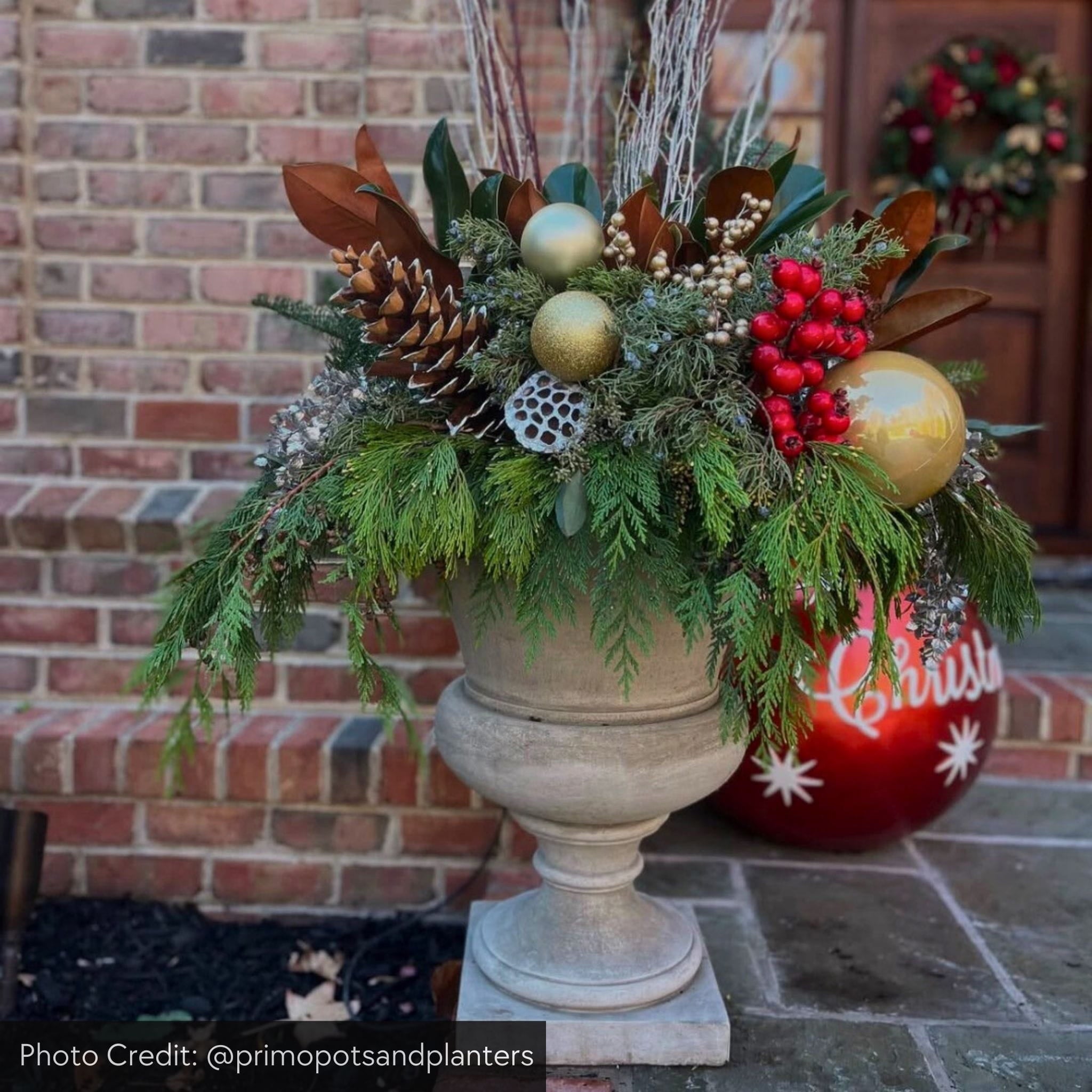 Mt. Airy Concrete Urn Planter - Campania #P646