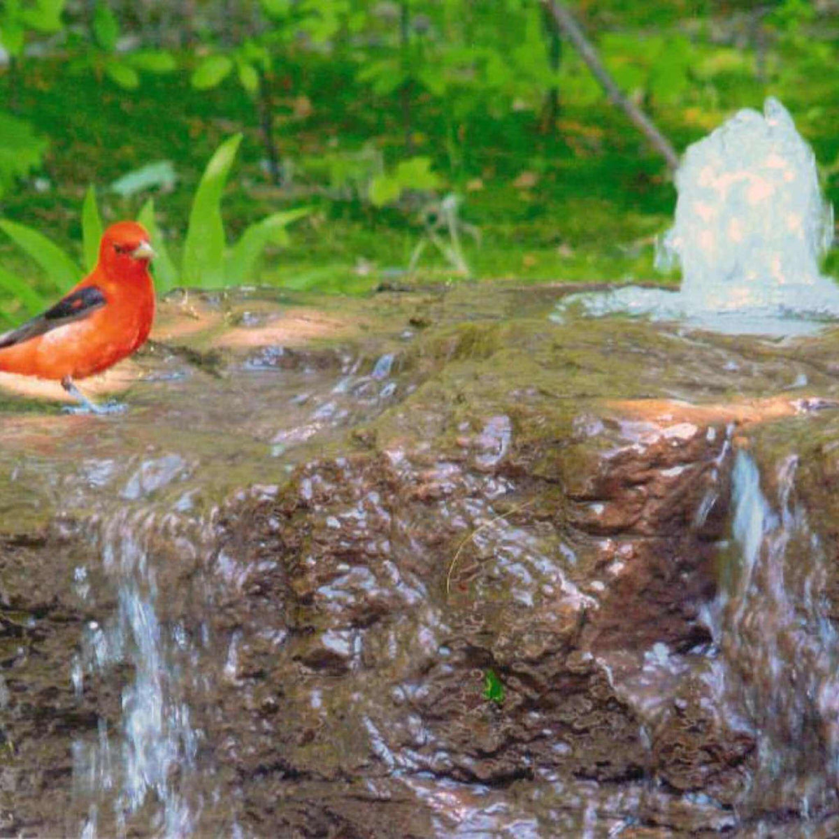 GFRC Faux Rock Bubbling Boulder Fountains - Fountainful