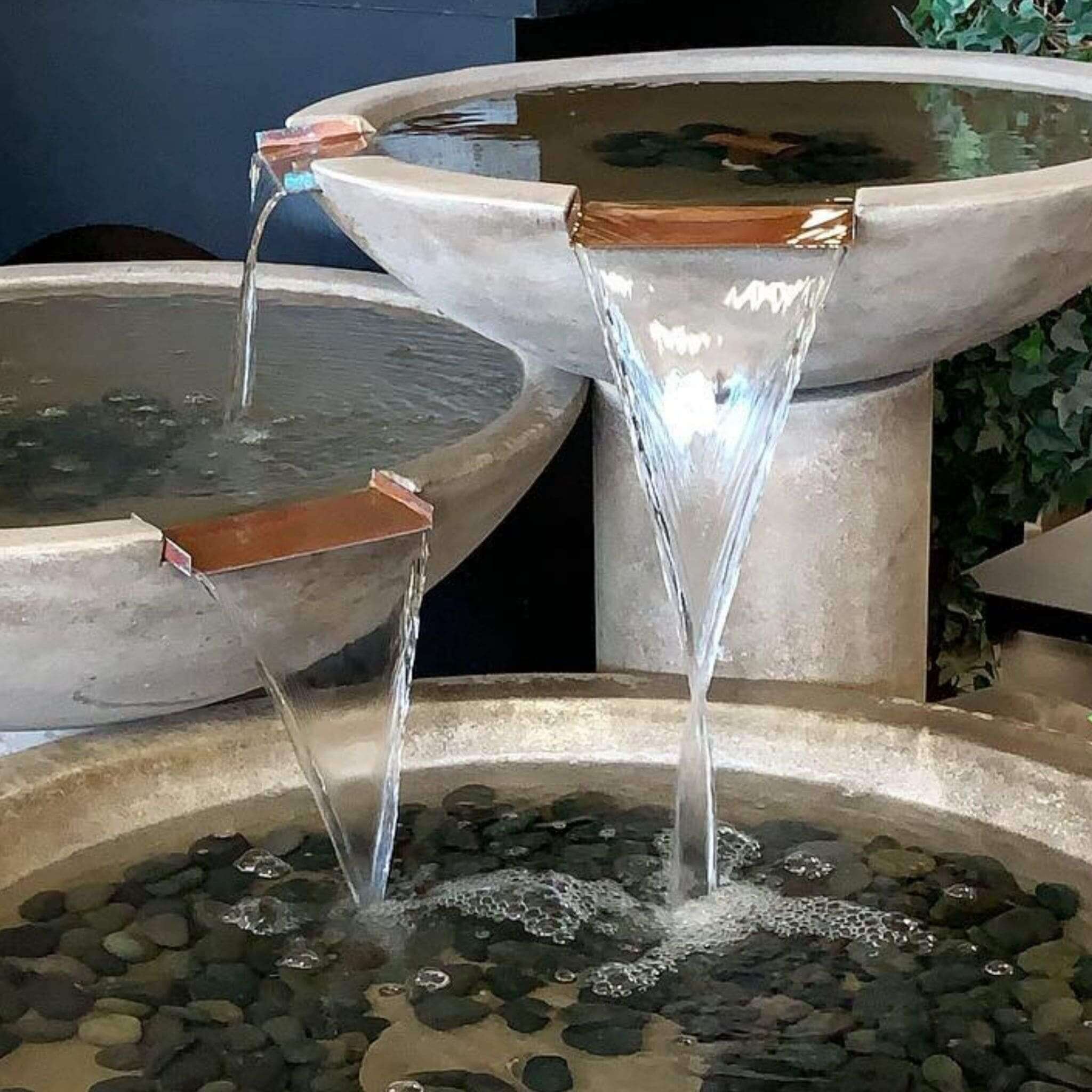 Scottsdale Concrete Spillway Fountain - Giannini Garden Ornaments