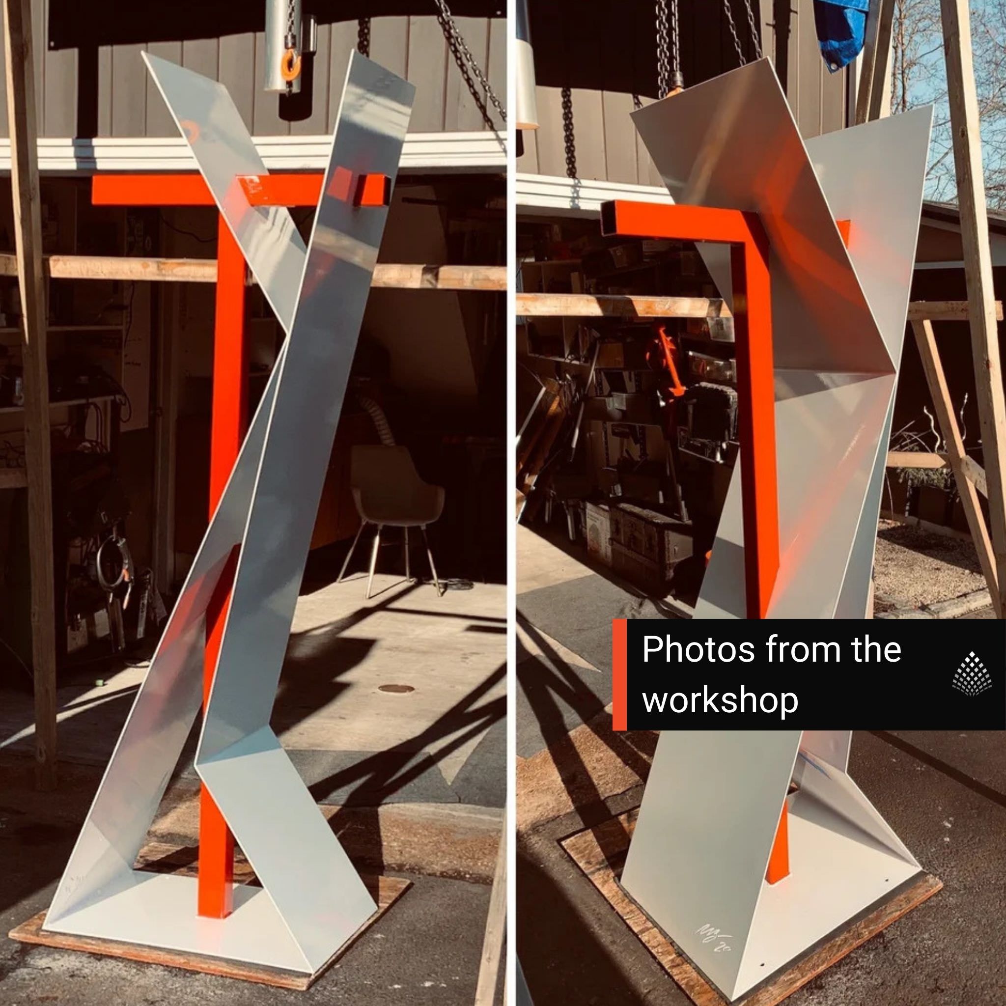 K1 Modern Fountain in Steel