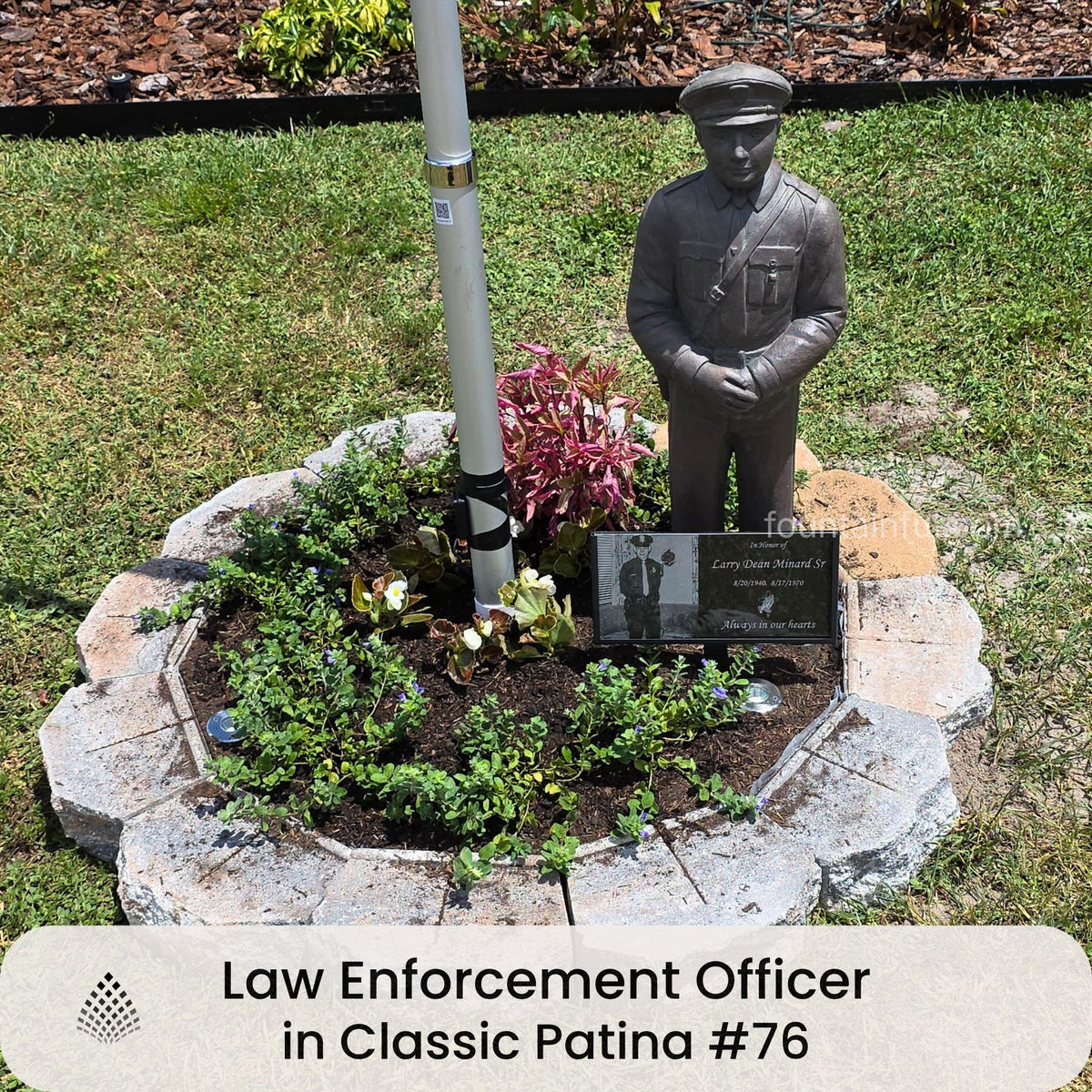 First Responders Concrete Garden Statues - Massarellis