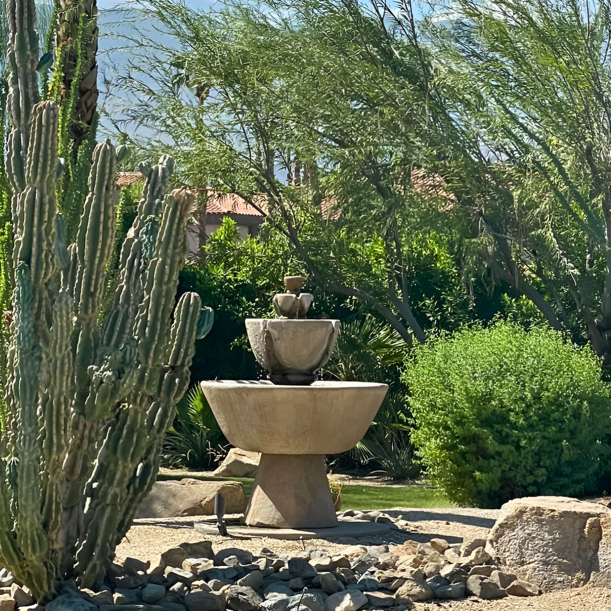 Tuscan Garden Concrete Fountain - Fiore Stone