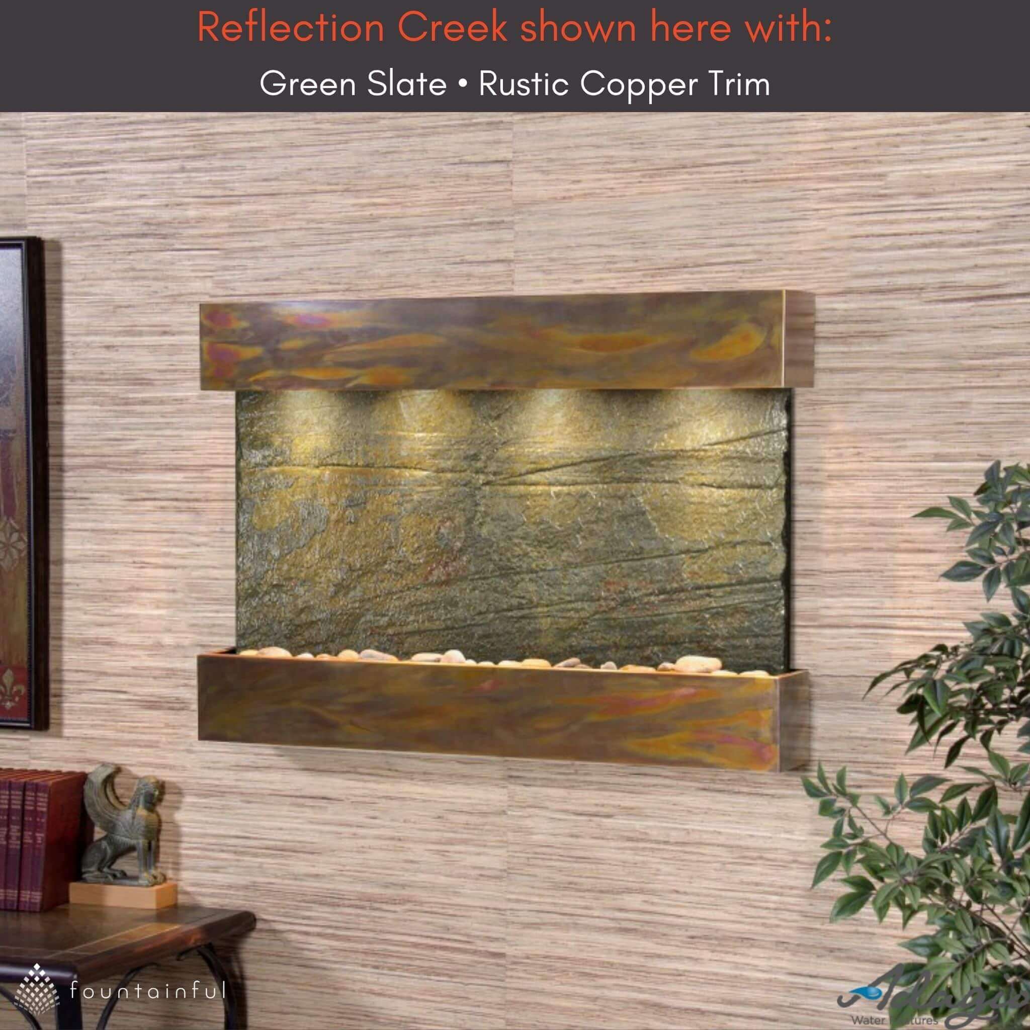 Adagio Reflection Creek Indoor Wall Fountain - Thumbnail 3