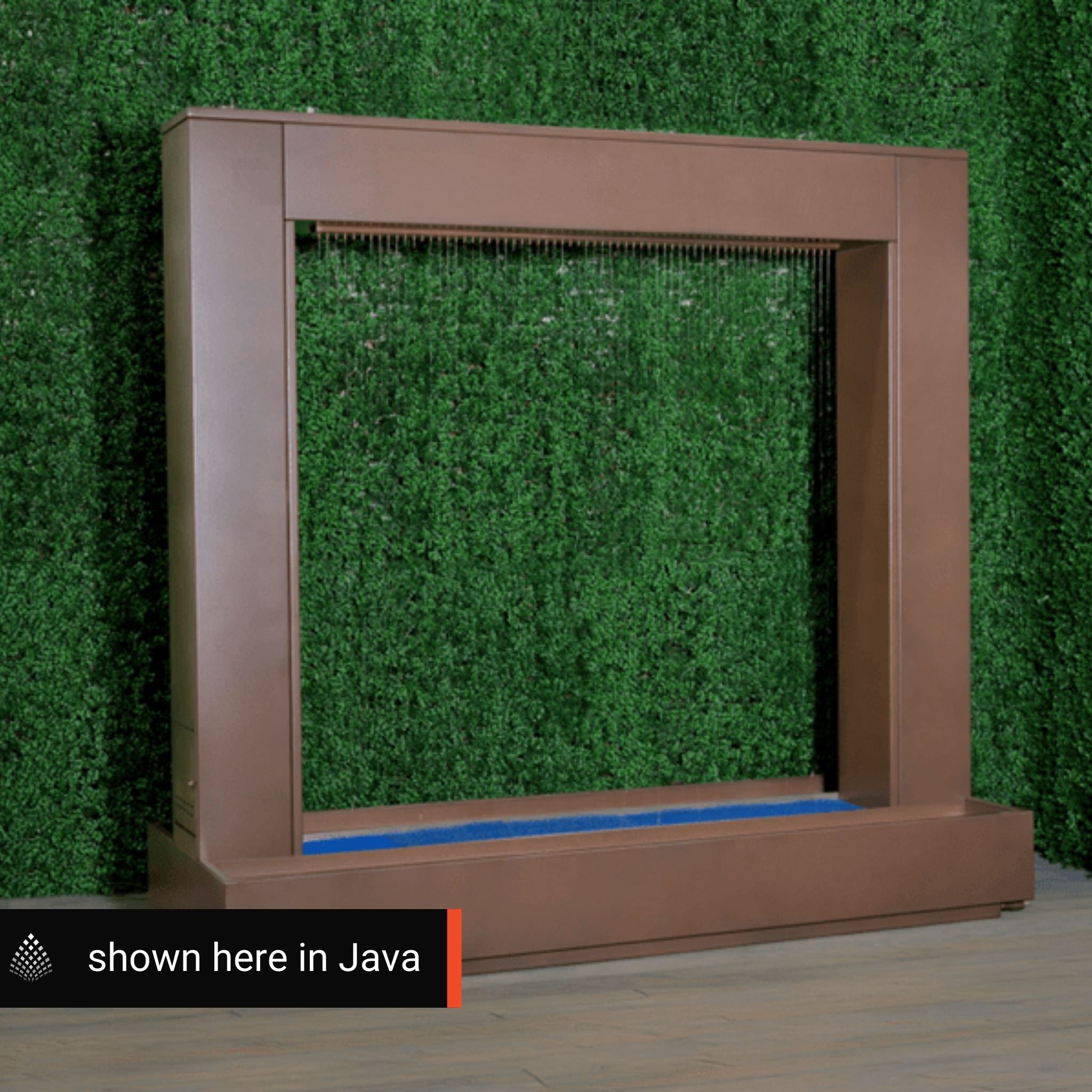 Paradise Falls Steel Rain Curtain Fountain - The Outdoor Plus