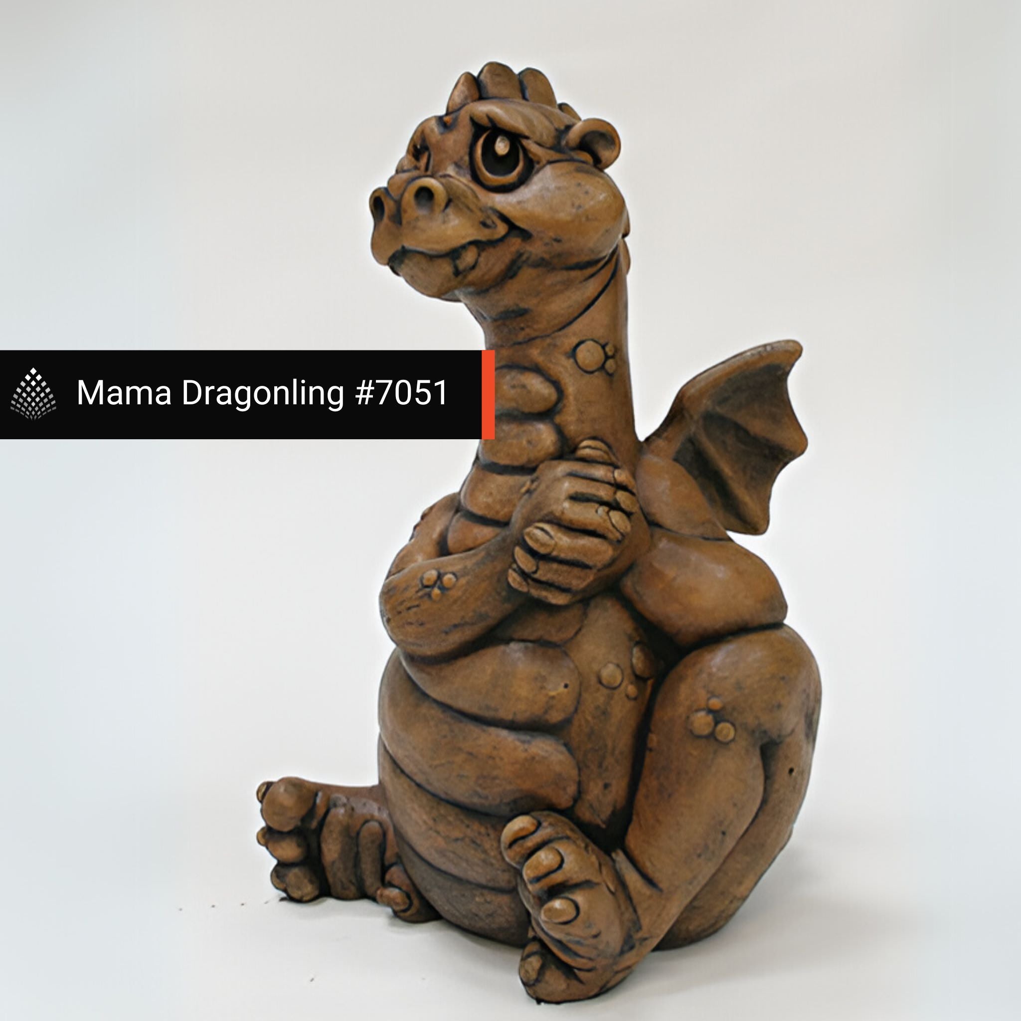 Dragonling Family Concrete Garden Statues - Fiore