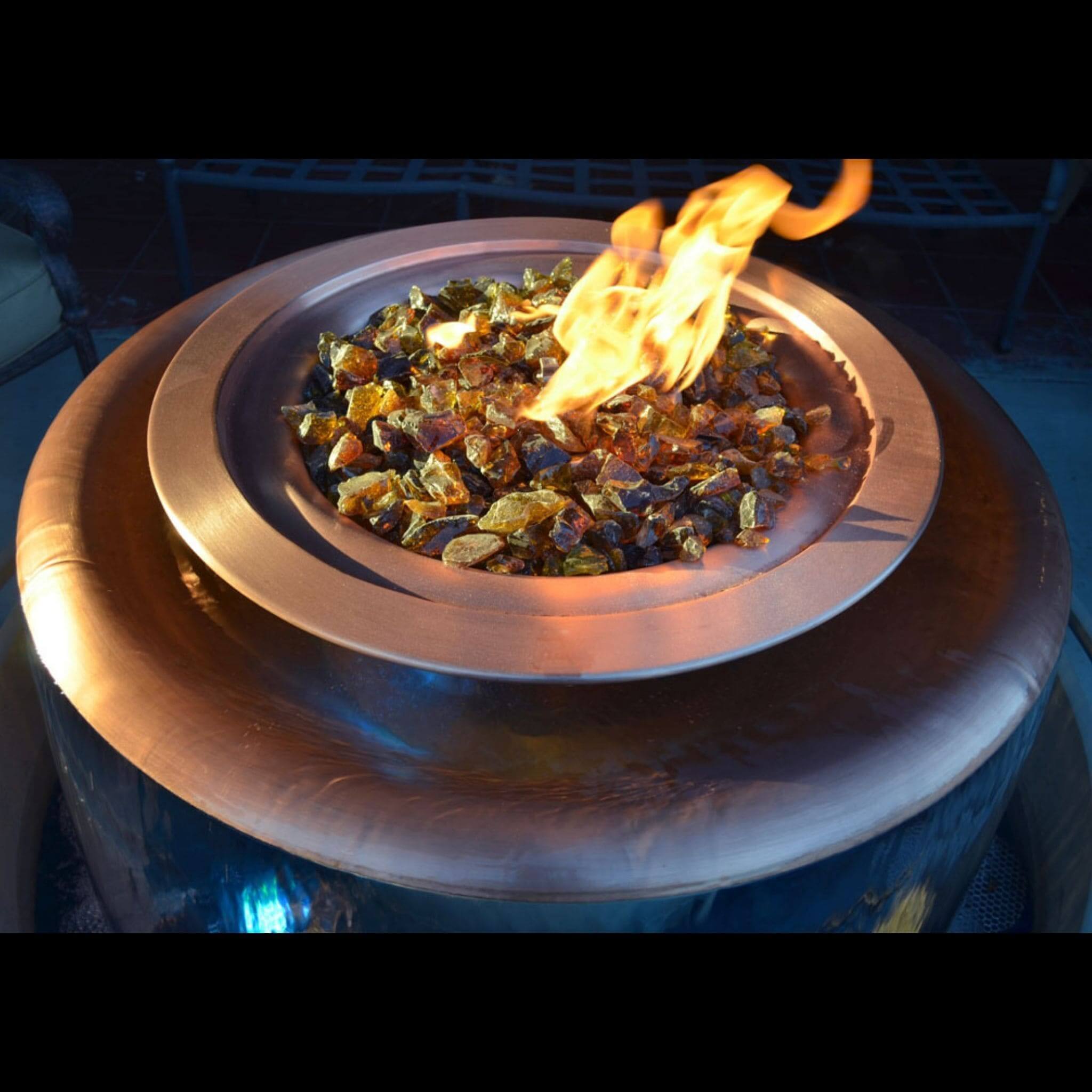 Olympian 360° Spill Round Fire & Water Fountain