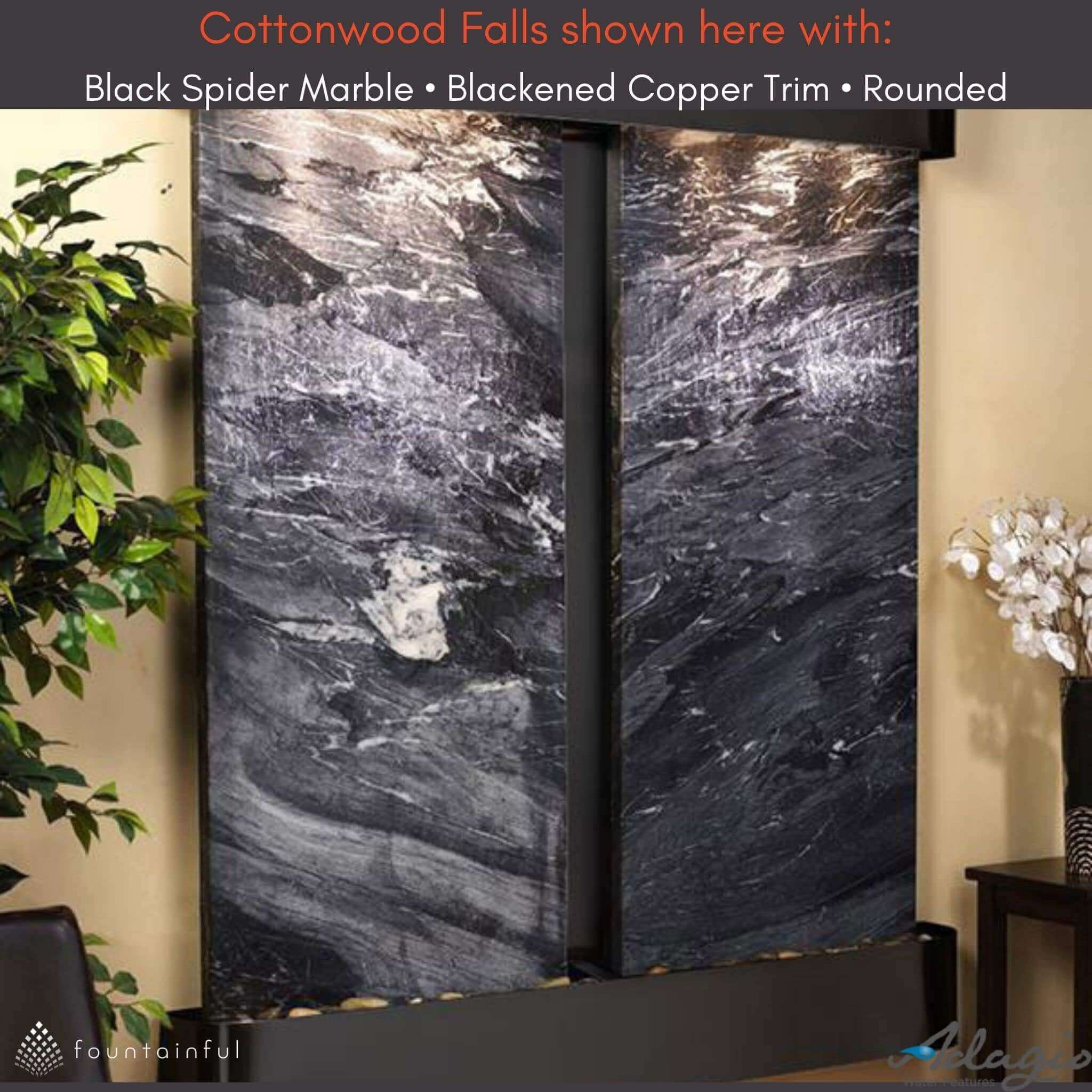 Adagio Cottonwood Falls Indoor Wall Fountain - Thumbnail 5
