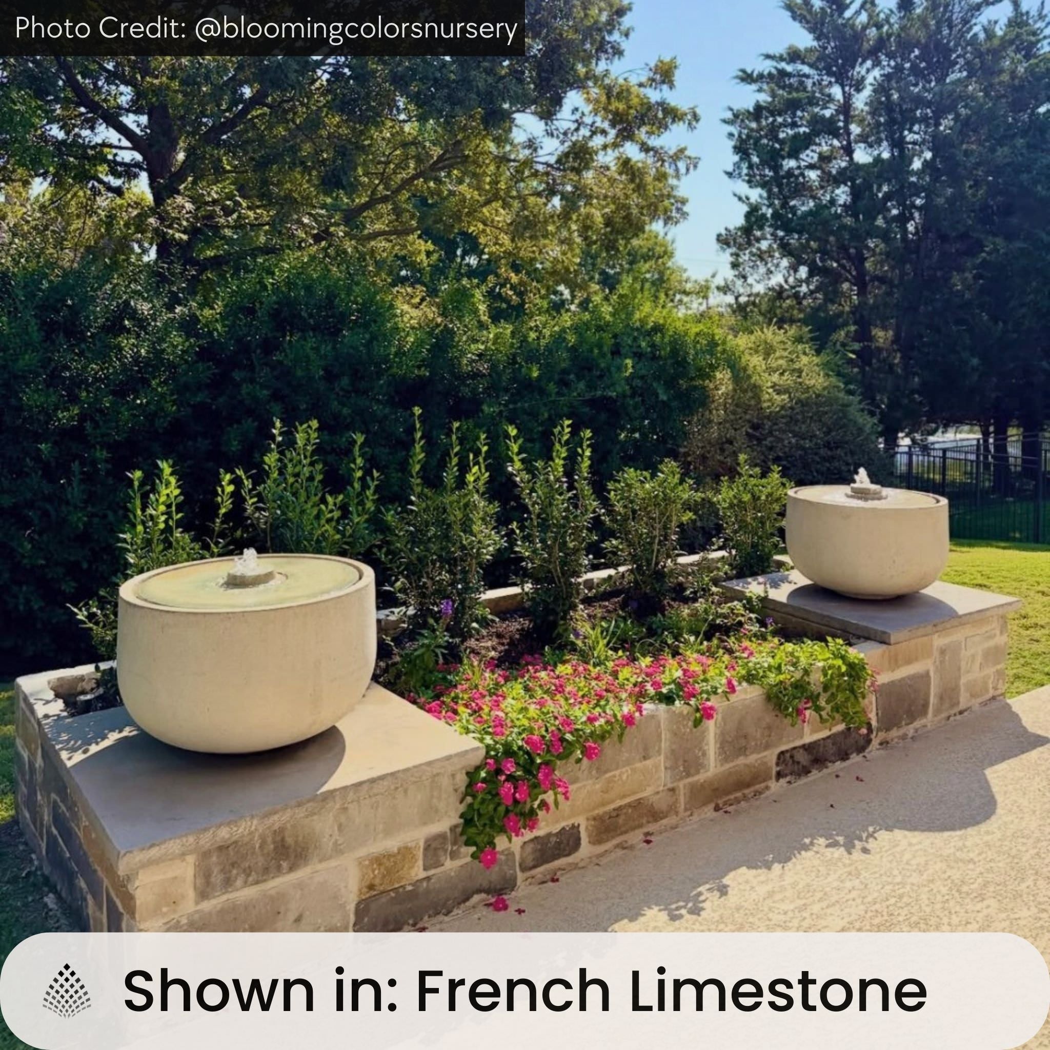 Echo Park Concrete Bowl Fountain - Campania #FT302