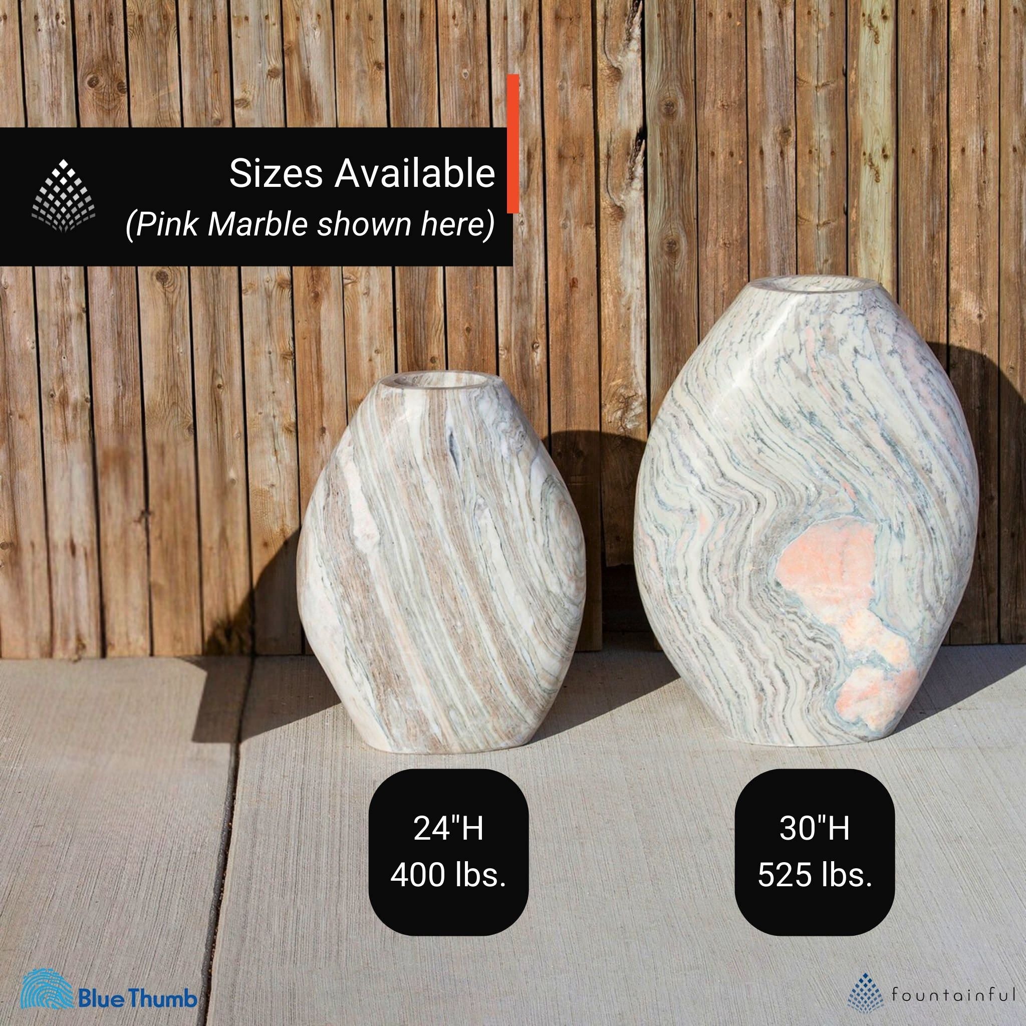 Yellow Onyx Almond Fountain - Complete Kit - Blue Thumb