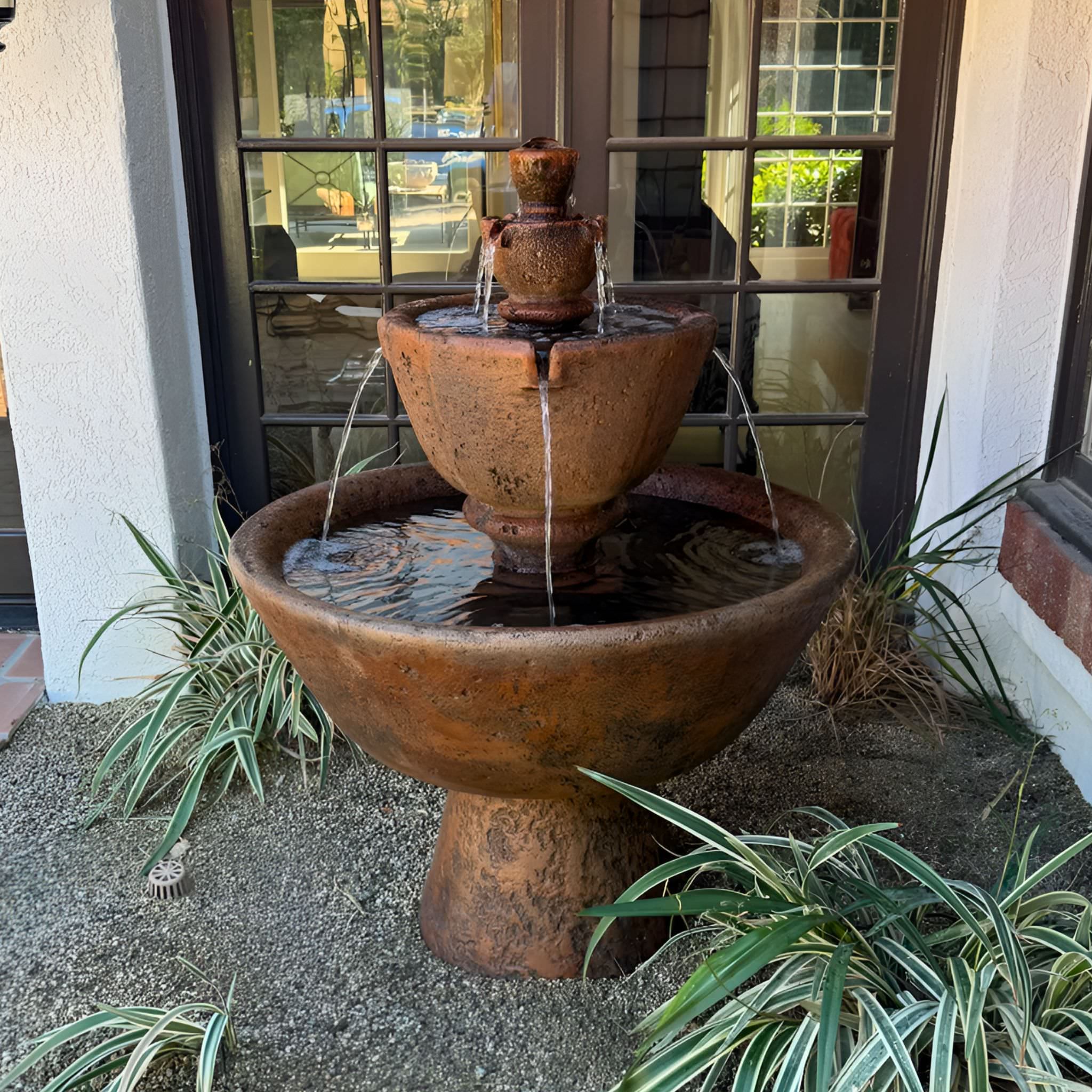 Tuscan Garden Concrete Fountain - Fiore #2122