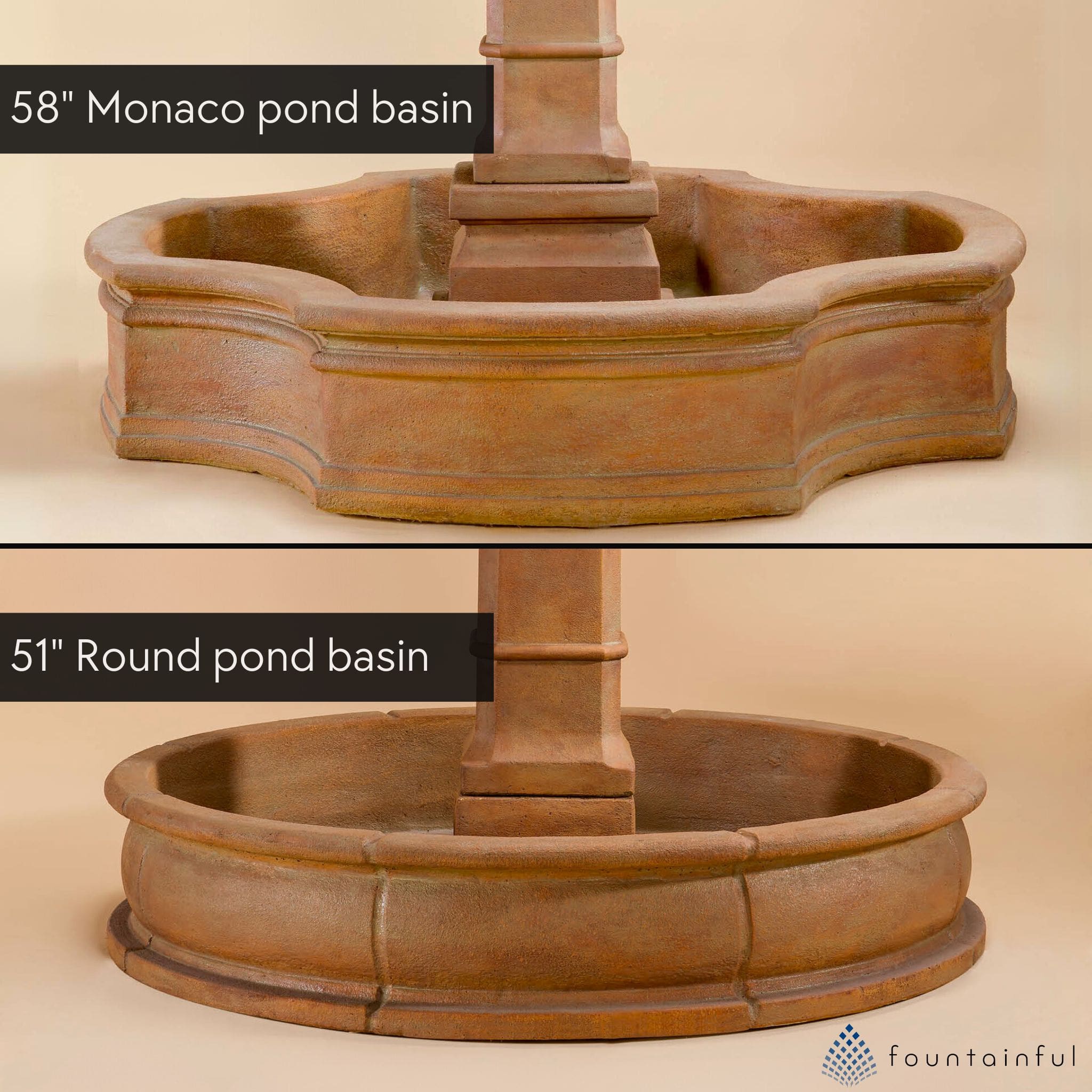 Avignon with Monaco Pond Concrete Fountain - Thumbnail 3