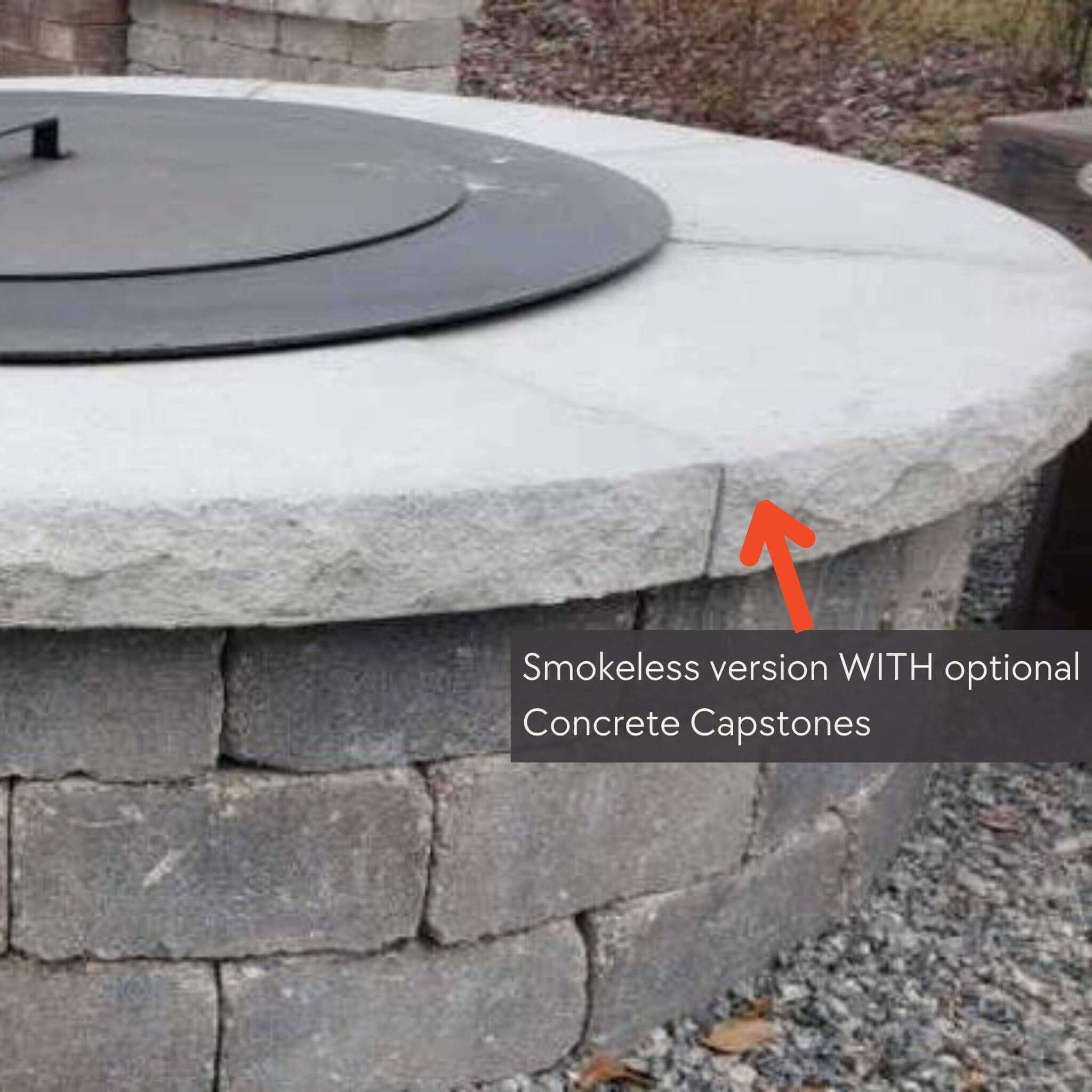 DIY Round Gas Fire Pit Kit - Travertine & More