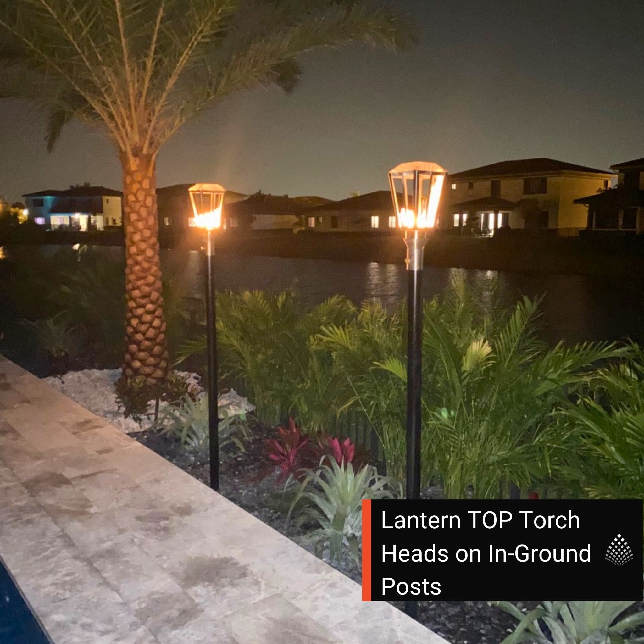 Basket Fire Torch in Stainless Steel - The Outdoor Plus