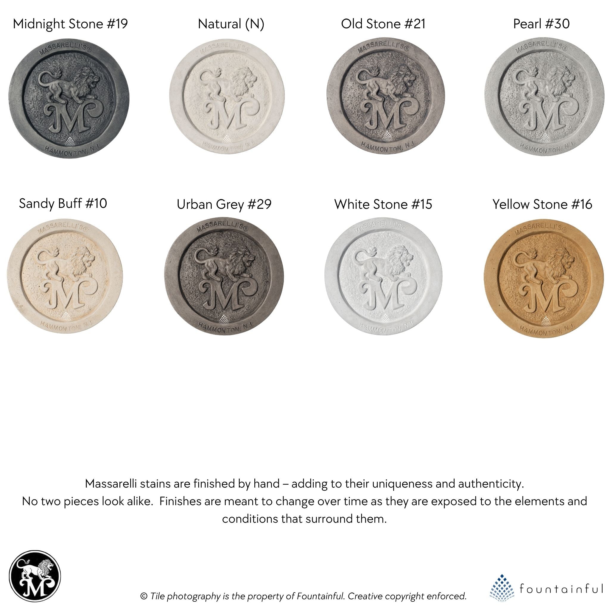 Lighthouse Concrete Round Stepping Stone - Thumbnail 3